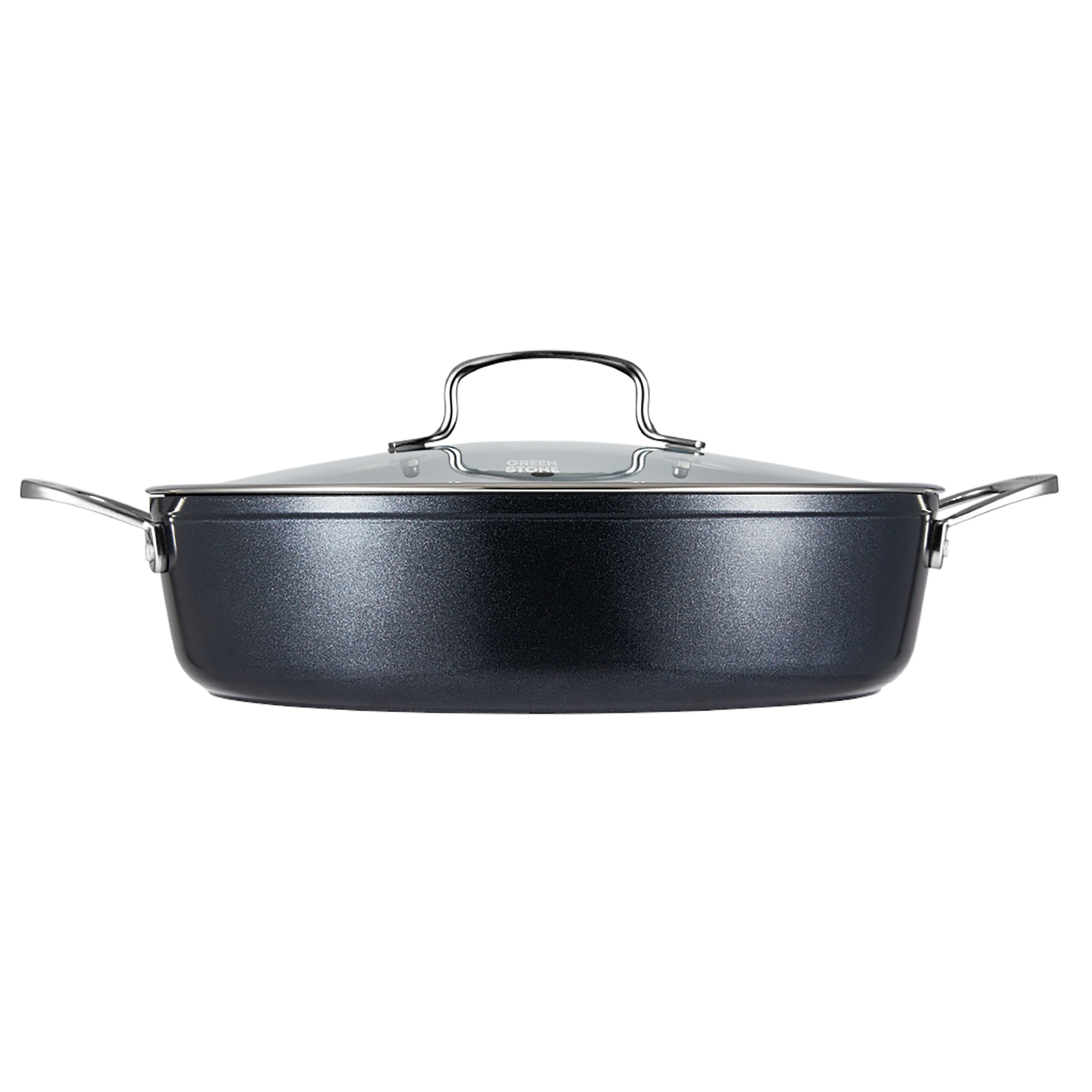 Poêle en aluminium forgé avec couvercle GREEN STONE™ 32 cm – Cuisine::pro®