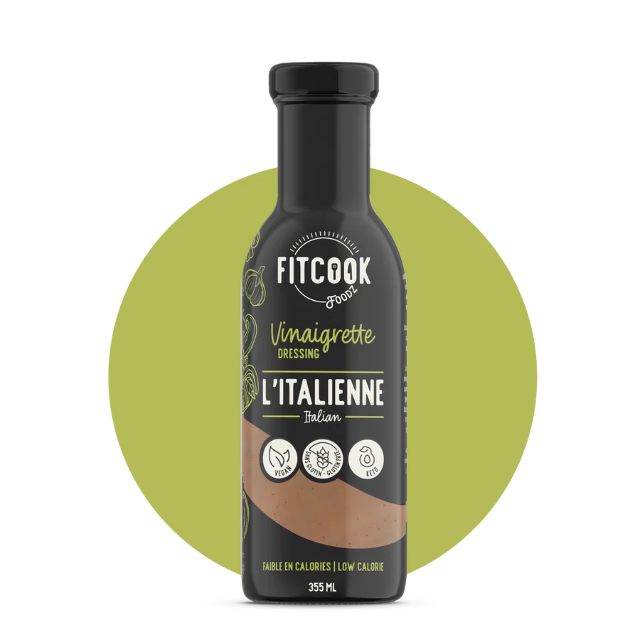 Vinaigrette L'Italienne 355ml - Le Fit Cook