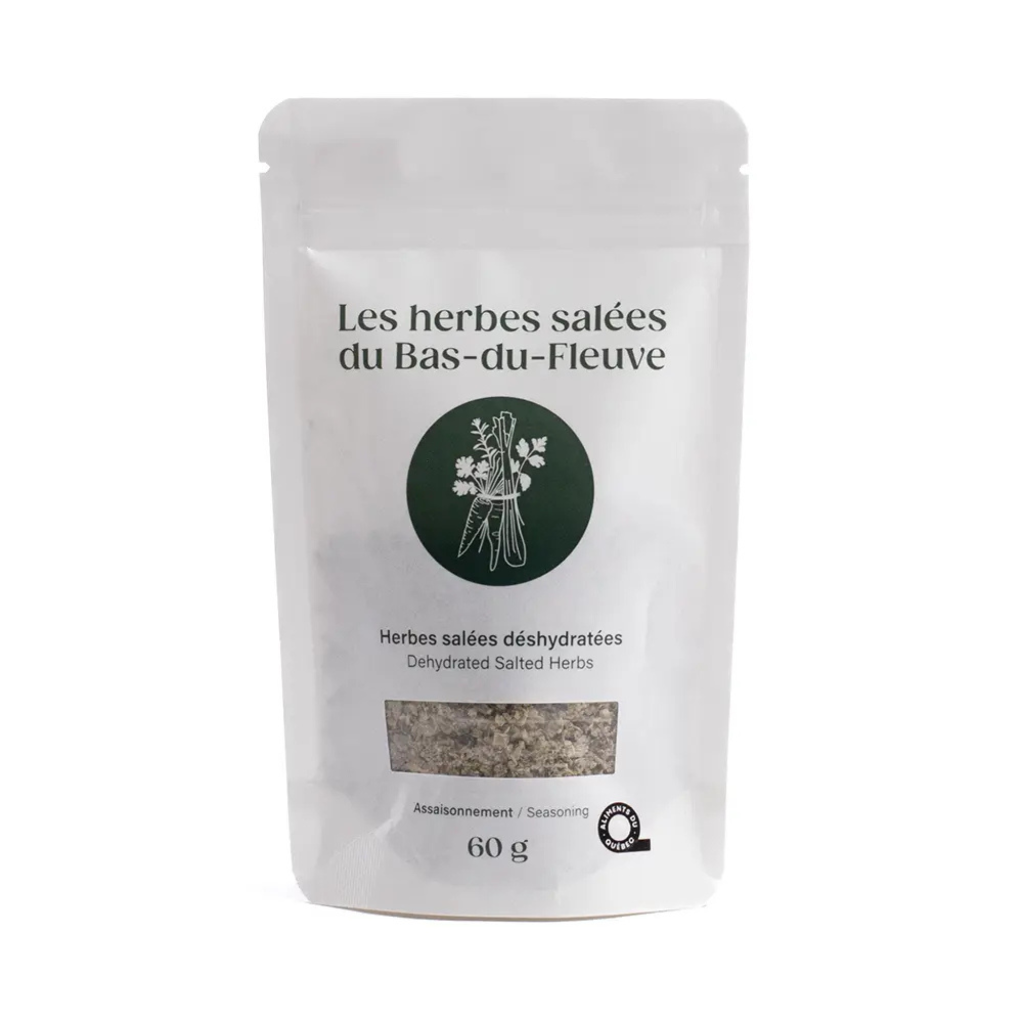 Dehydrated Salted Herbs 60g - Salted Herbs from the Lower St. Lawrence
