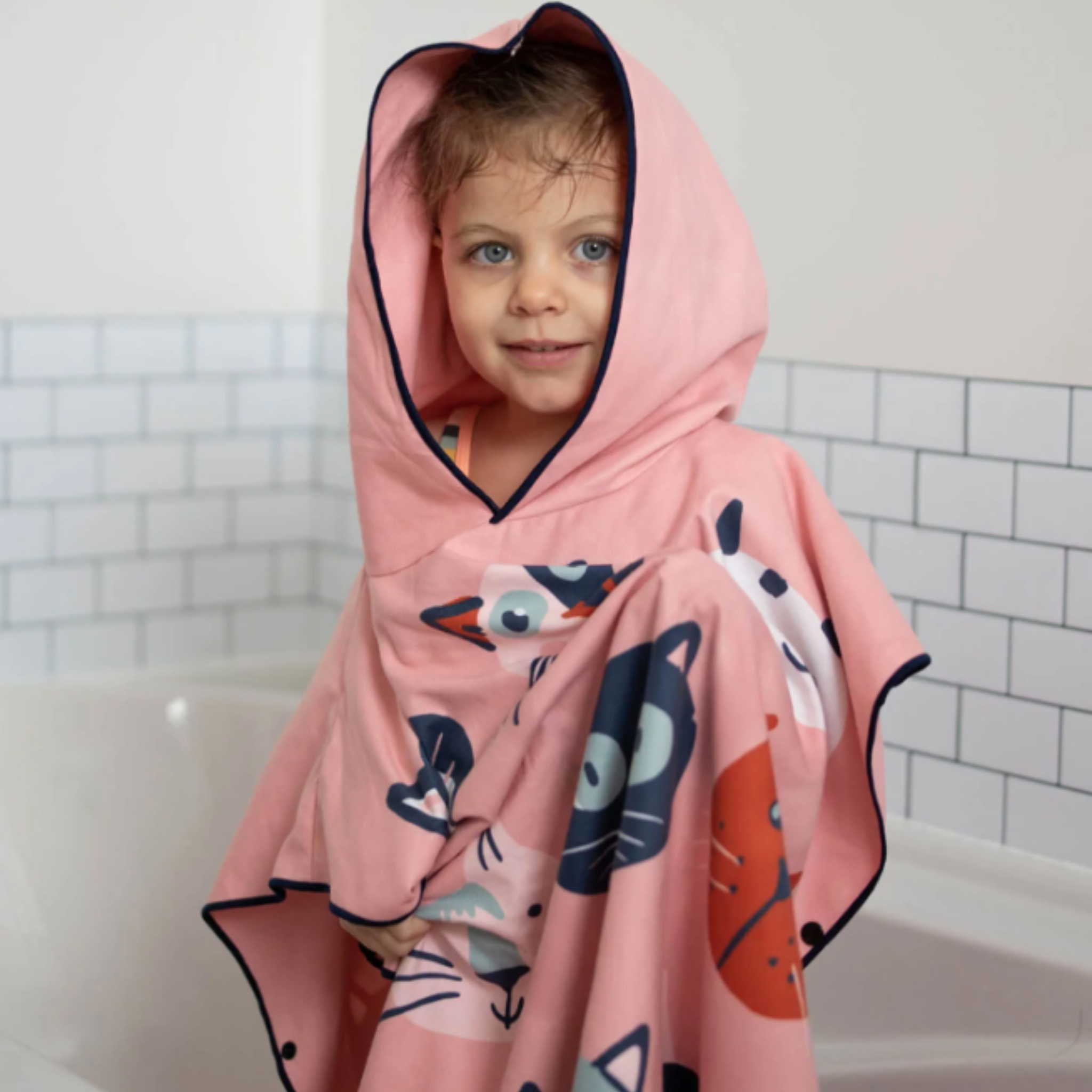 Poncho en microfibre pour enfants PonChat - Solem