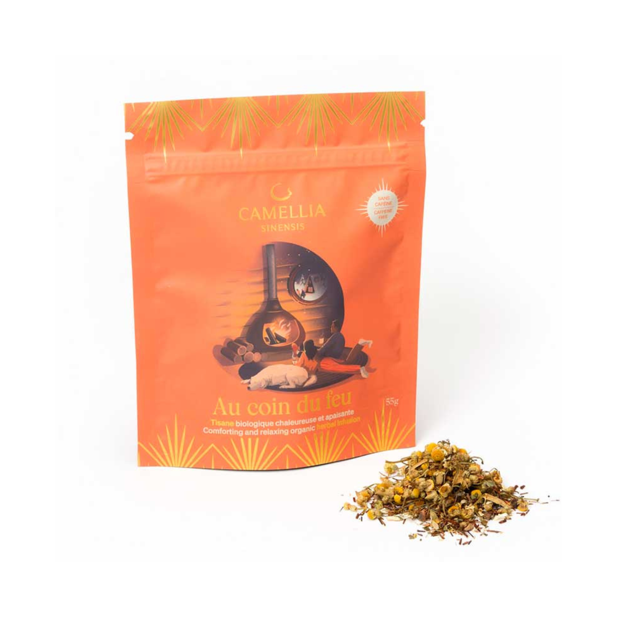 Tisane biologique Au Coin du Feu 55 g - Camellia Sinesis