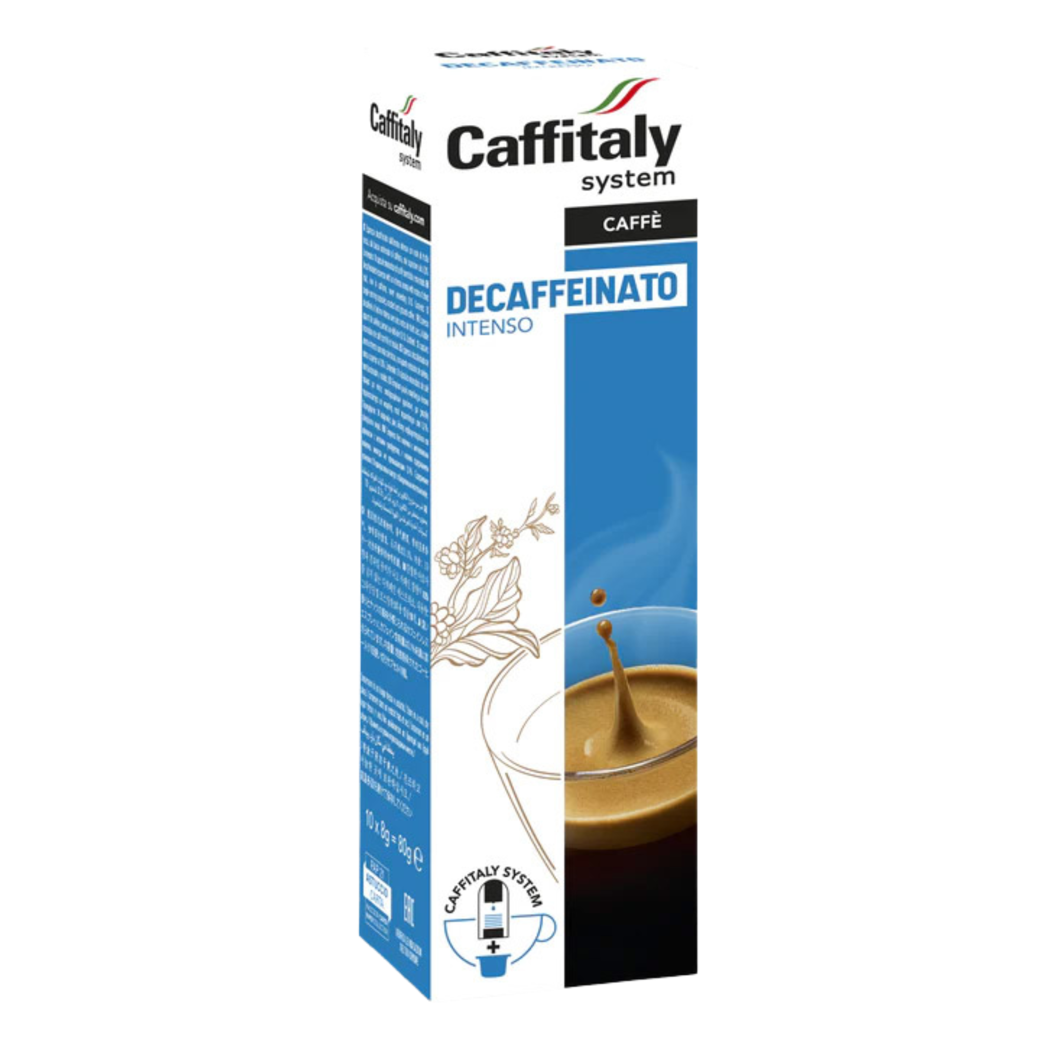 Boîte de 10 capsules Decaffeinato Intenso - Caffitaly