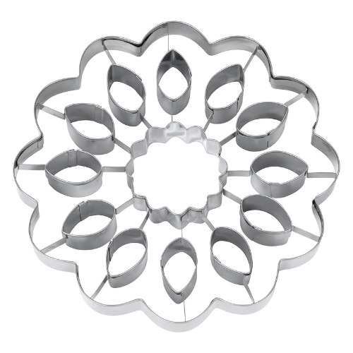 Découpeur de croûte à tarte Tournesol avec centre rond - Wilton