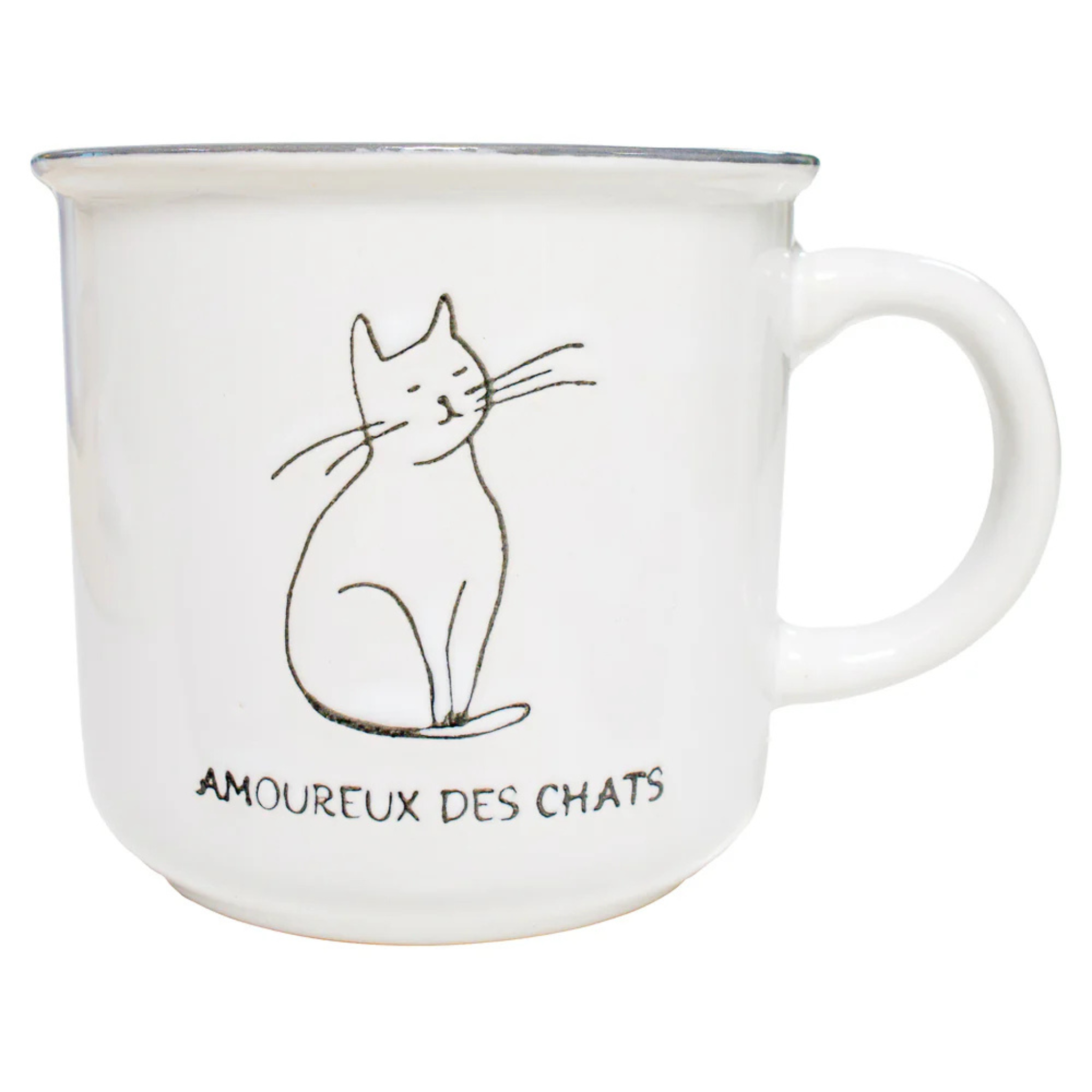 Tasse en céramique Amoureux des chats 400ml