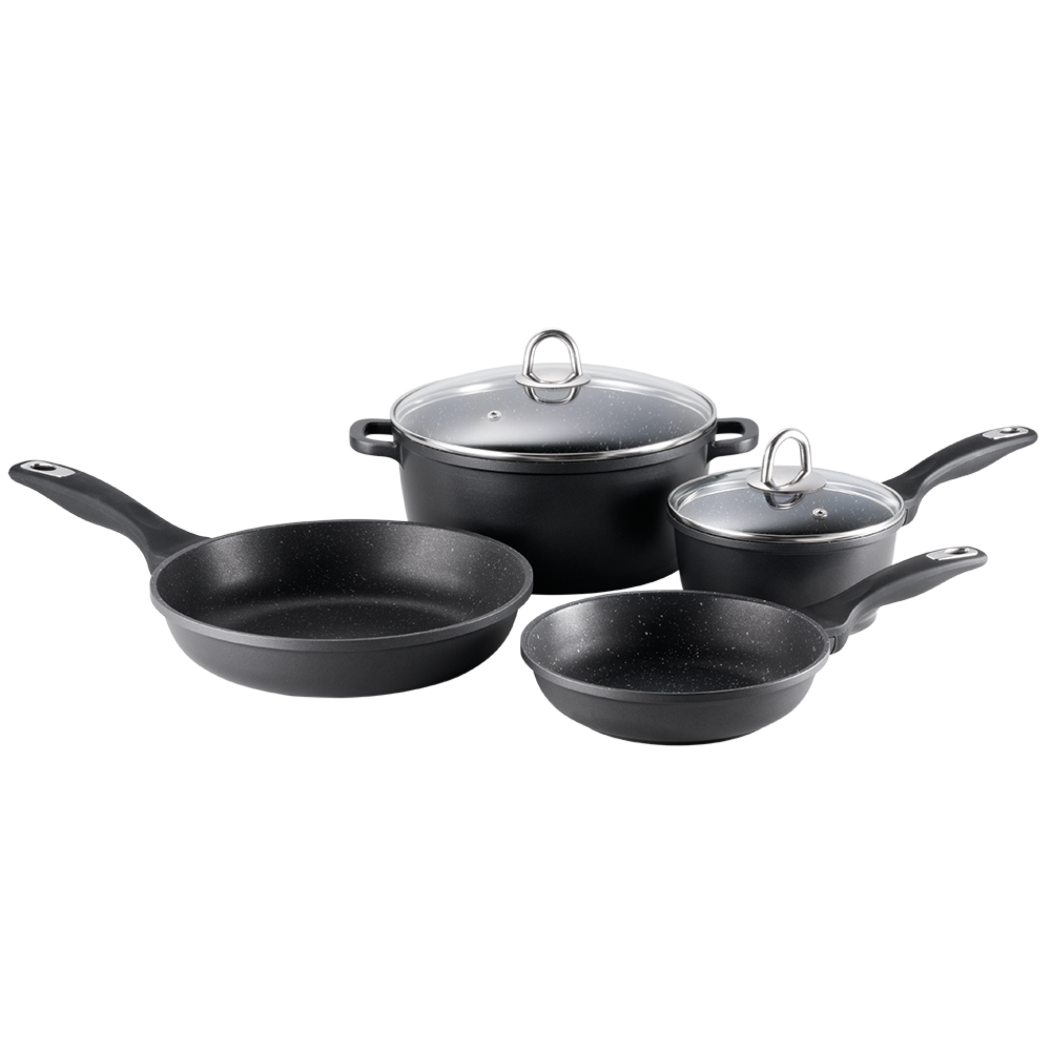 Batterie de cuisine 6 pièces GRANITE - Cuisine::pro®