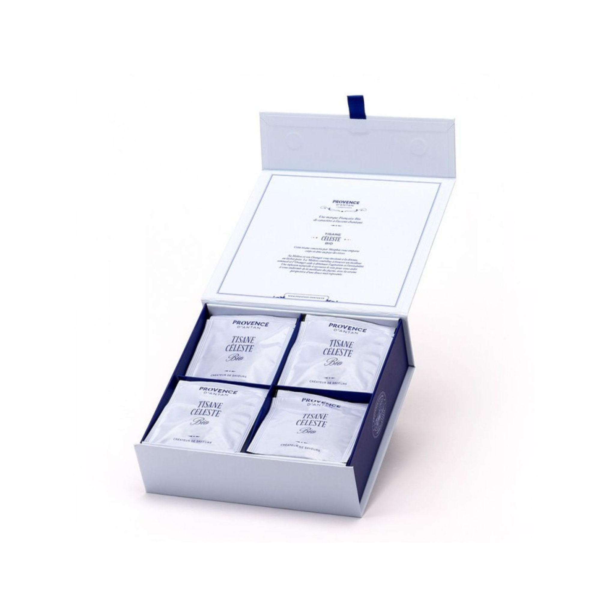 Coffret tisane bio Celeste 20 sachets - Provence d'Antan