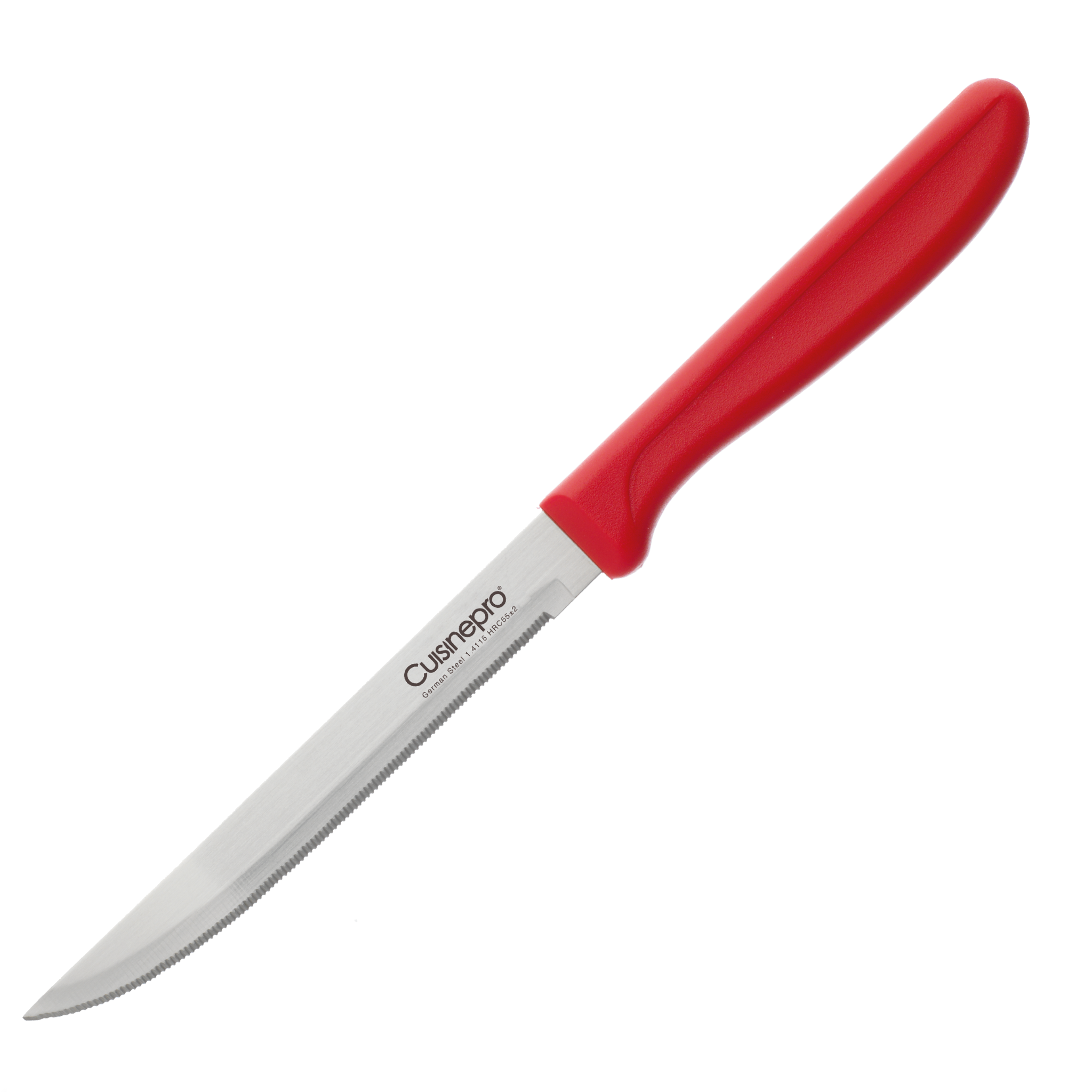 Couteau utilitaire dentelé 13 cm CLASSIC rouge – Cuisine::pro®