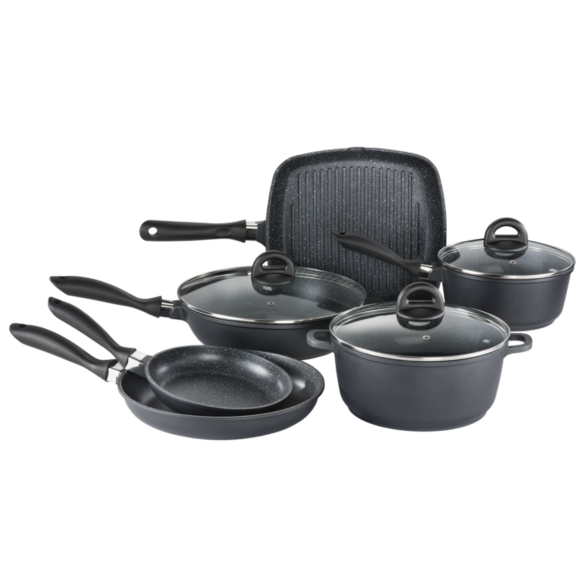 Batterie de cuisine 9 pièces STONE - Cuisine::pro®