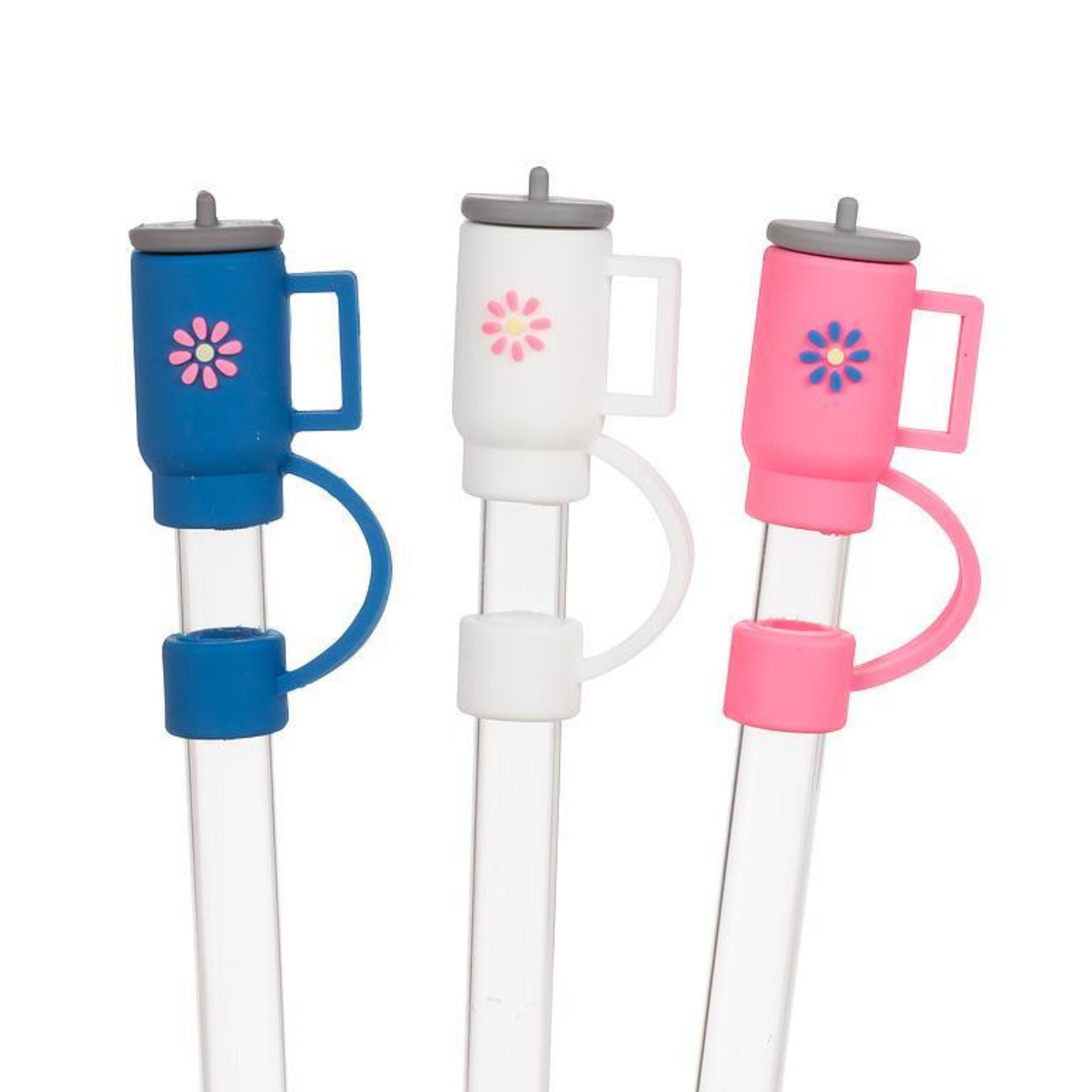 Ensemble de 3 pailles jumbo avec embouts Bouteilles