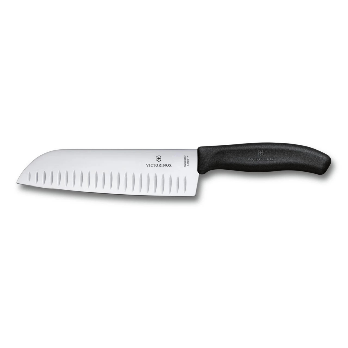 Swiss Classic 17 cm Honeycomb-Edge Santoku Knife – Victorinox