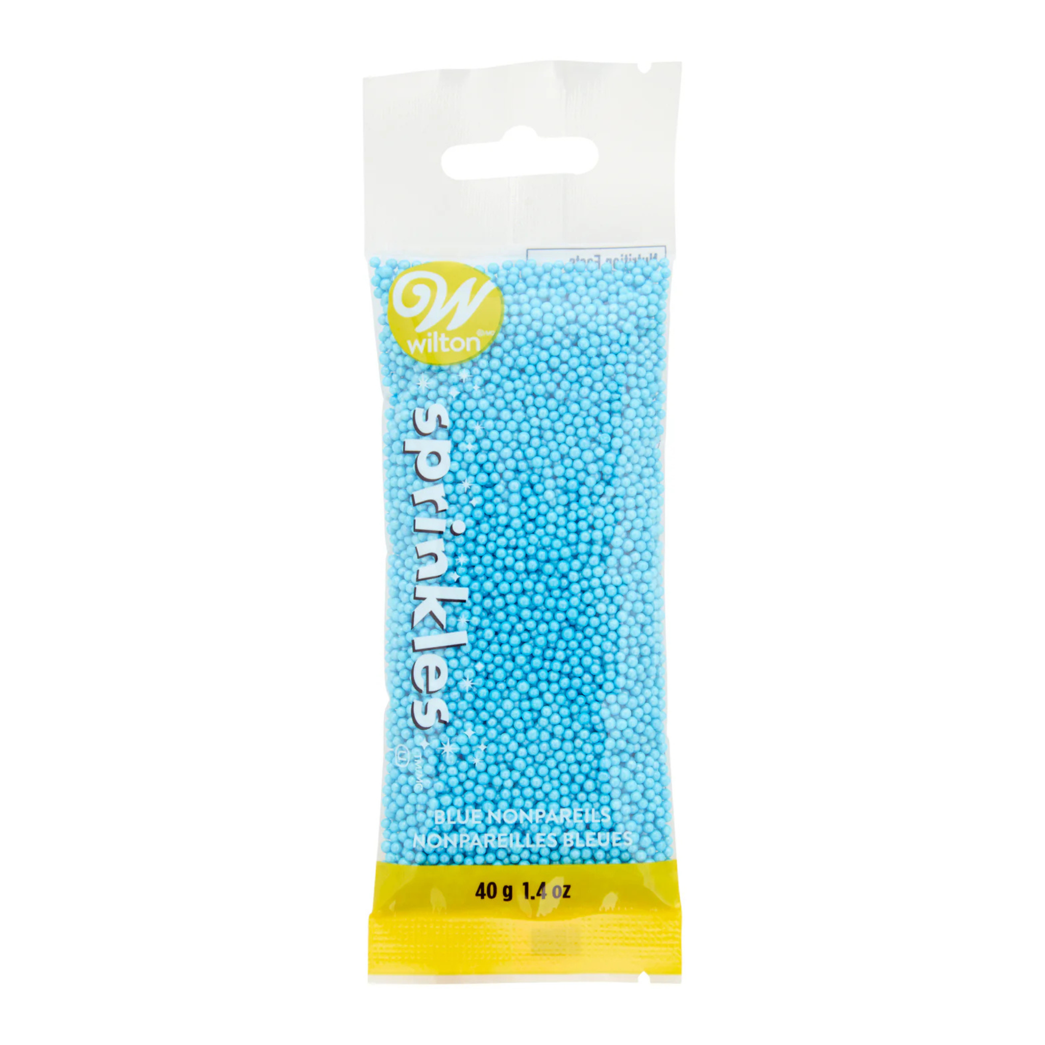 Perles décoratives bleues 40 g - Wilton