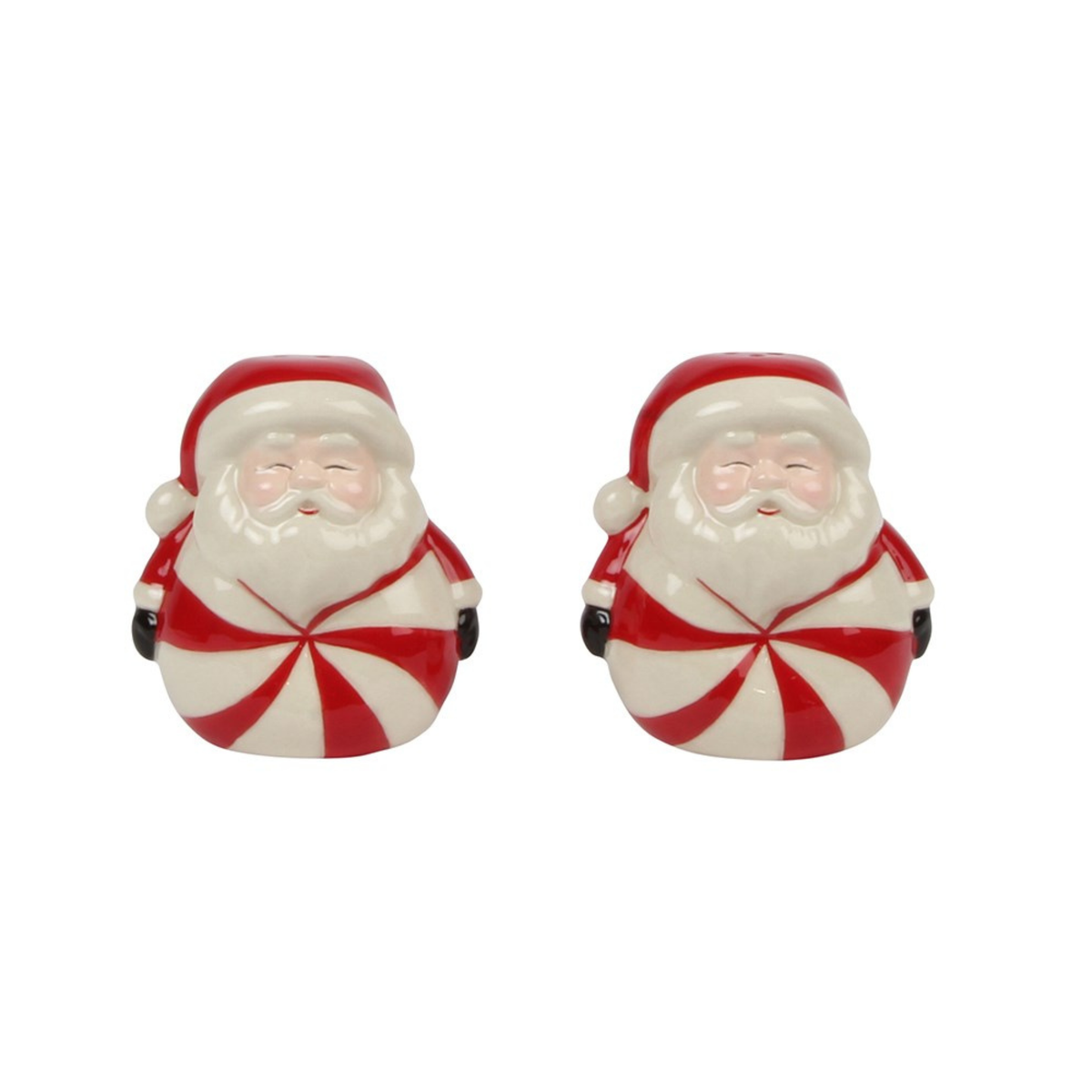 Santa Claus Striped Salt and Pepper Shaker Set – Harman
