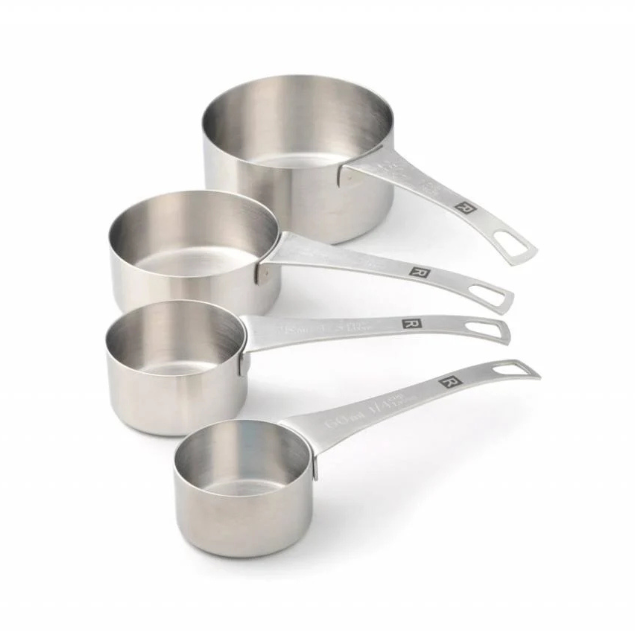 Ensemble de 4 tasses à mesurer en acier inoxydable – Ricardo