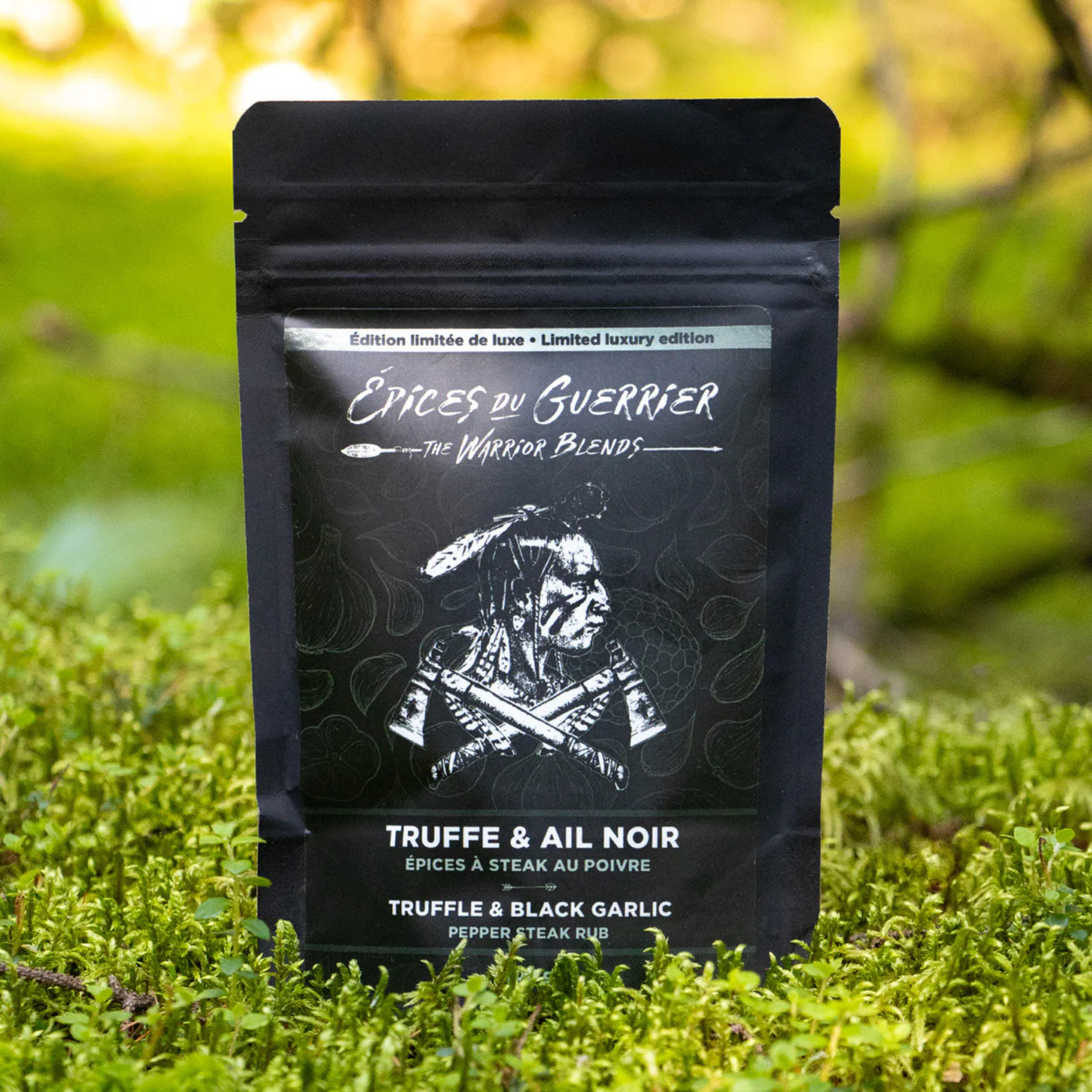 Truffle &amp; Black Garlic Steak Spices 100g - Warrior Spices
