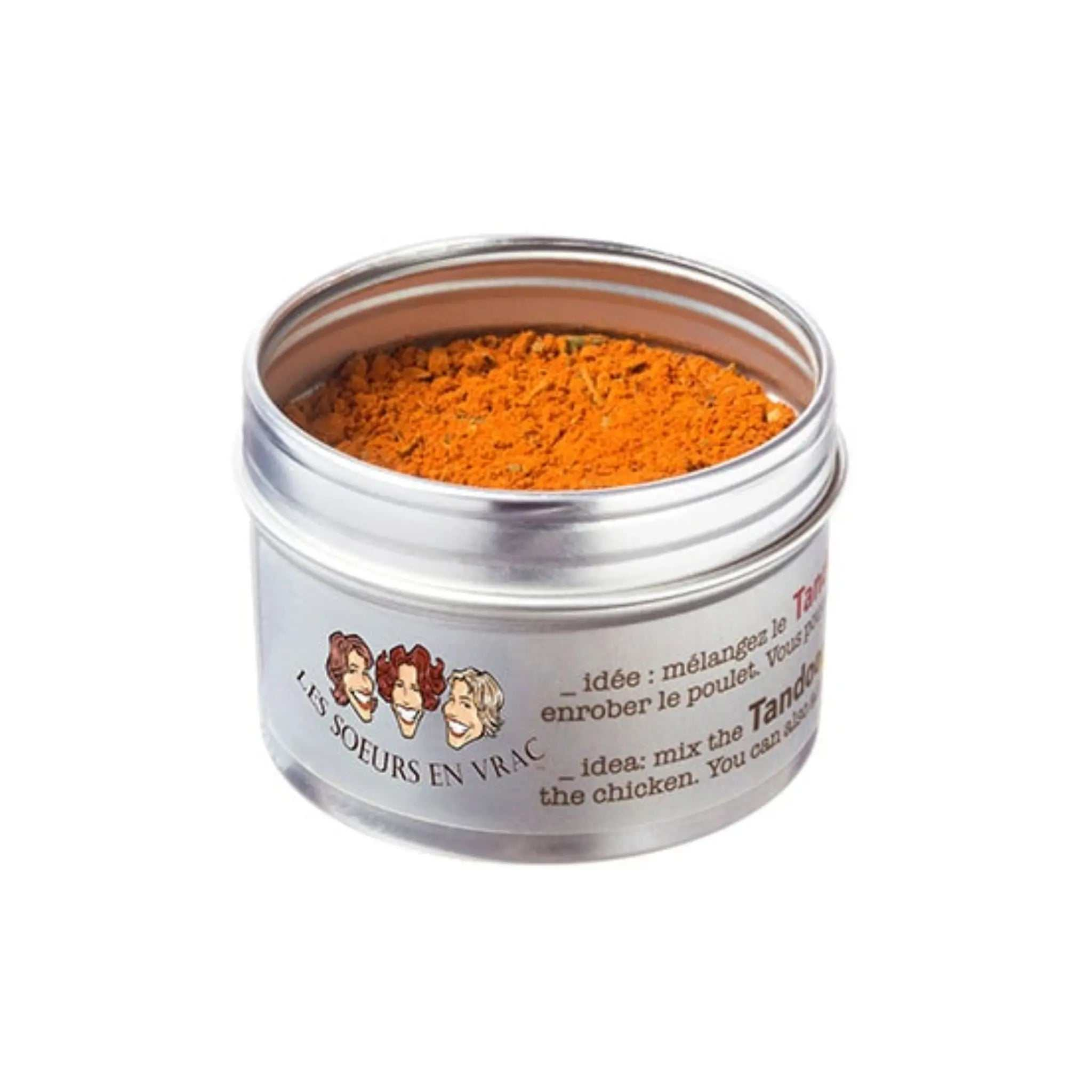 Tandoori Masala 60g aromatic Indian spice blend by Les Soeurs en vrac enhancing rich flavorful dishes