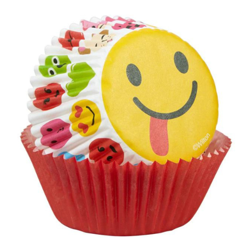 Ensemble de 75 moules à muffins Émojis sourire - Wilton