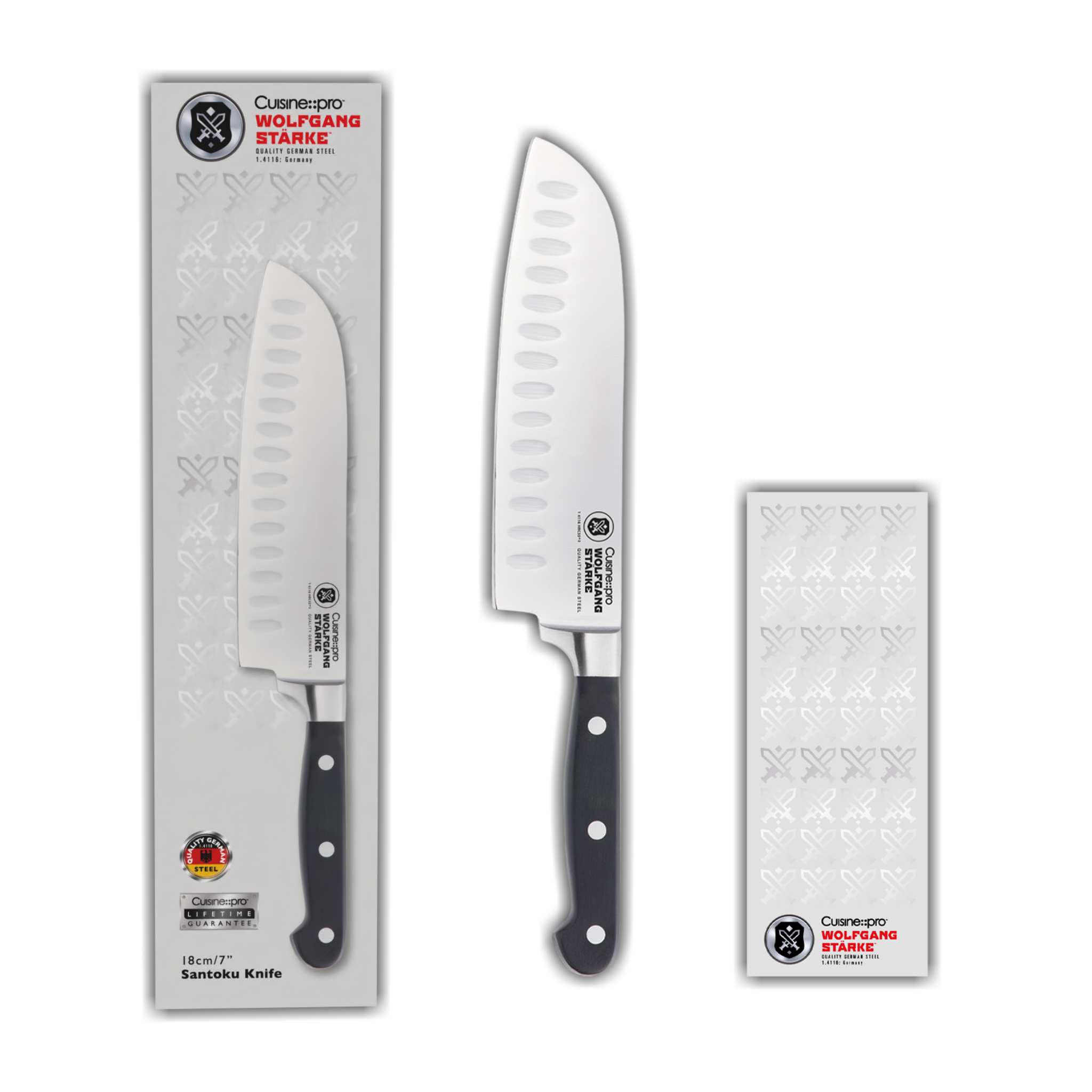 Couteau Santoku 18 cm WOLFGANG STARKE – Cuisine::pro®