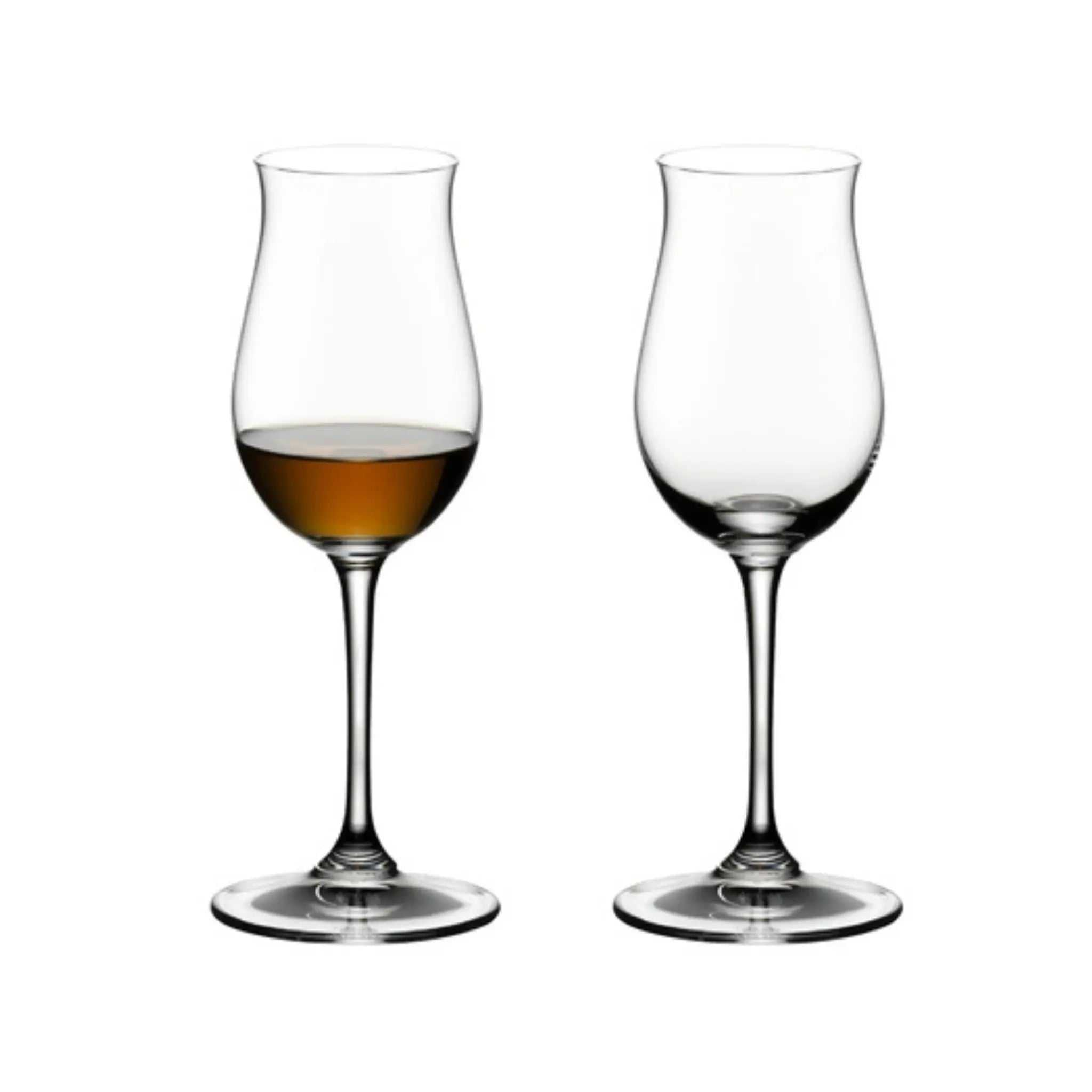 Ensemble de 2 verres Vinum Cognac Hennessy RIEDEL en cristal clair design tulipe pour dégustation optimale