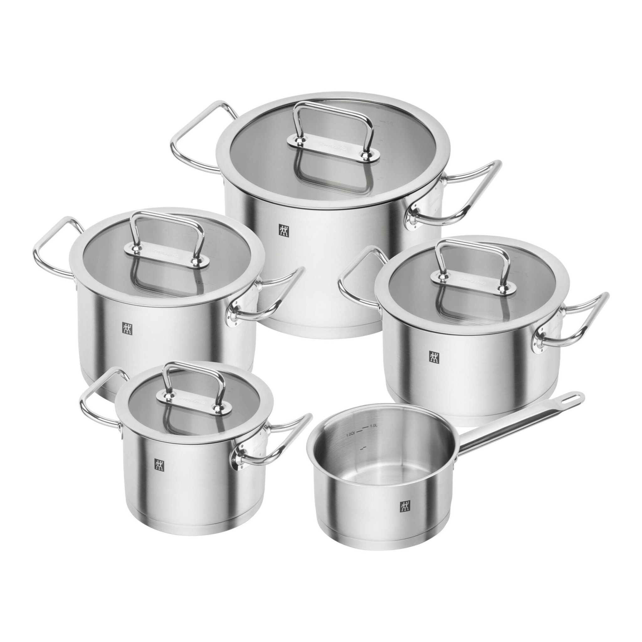 Ensemble de batterie de cuisine 9 pièces en acier inox - Zwilling Pro