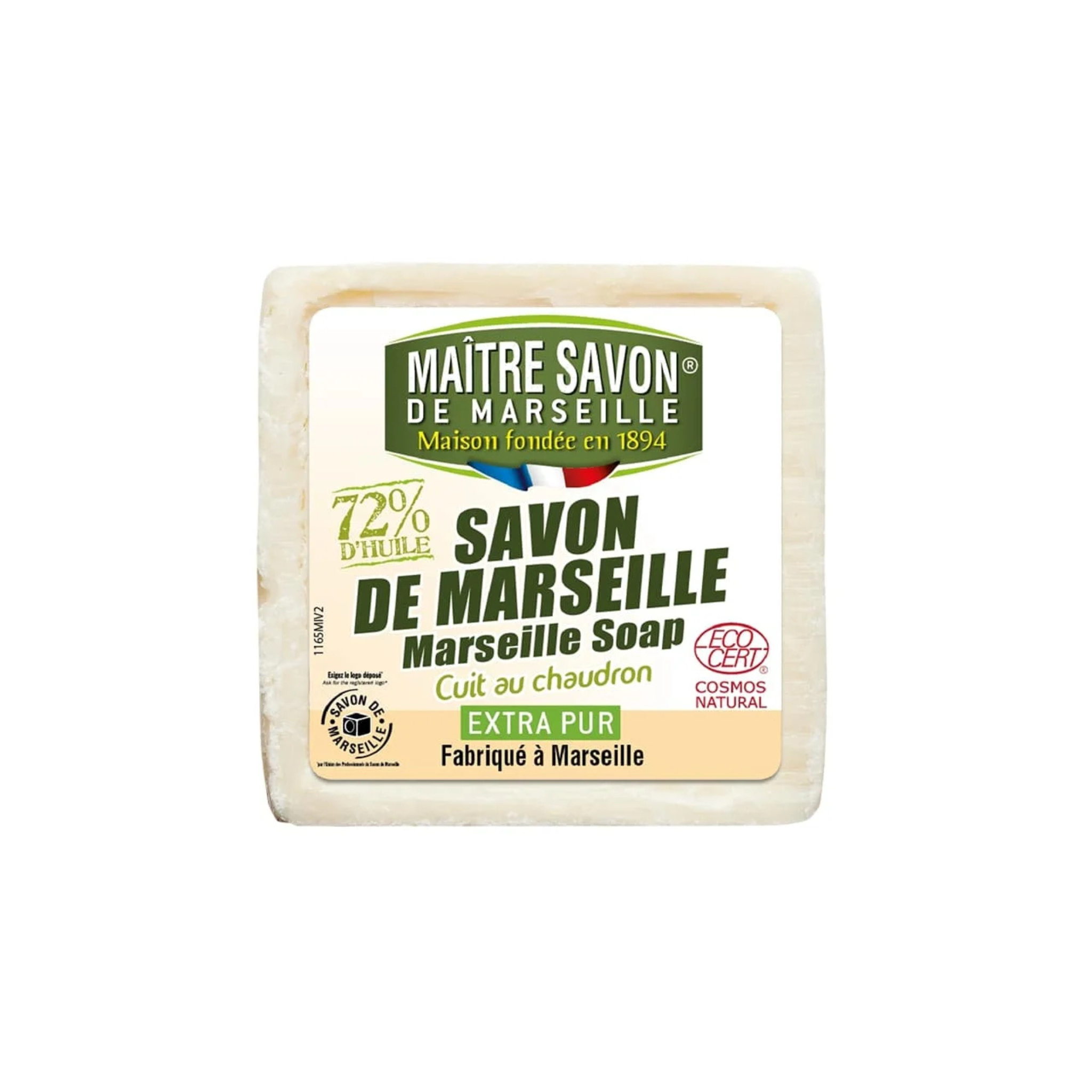 Cube de savon de Marseille Extra Pur 300g - Maître Savon