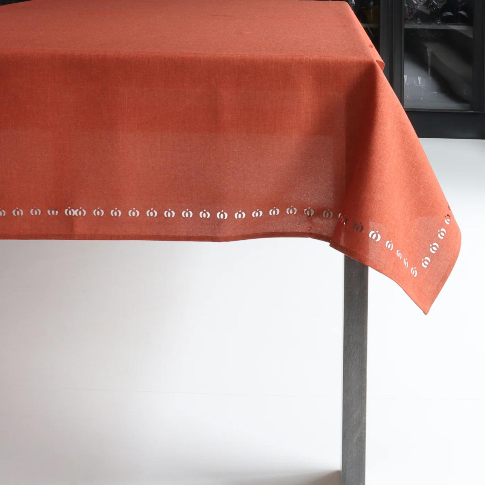 Nappe Rouille à motifs de citrouille 60 x 120"