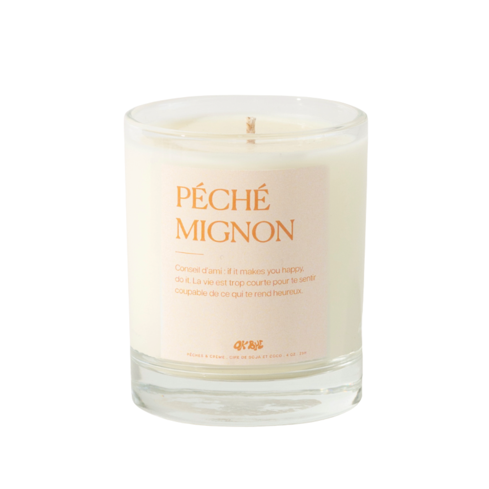 Chandelle Pêches & Crème 5 oz - Ok Bye