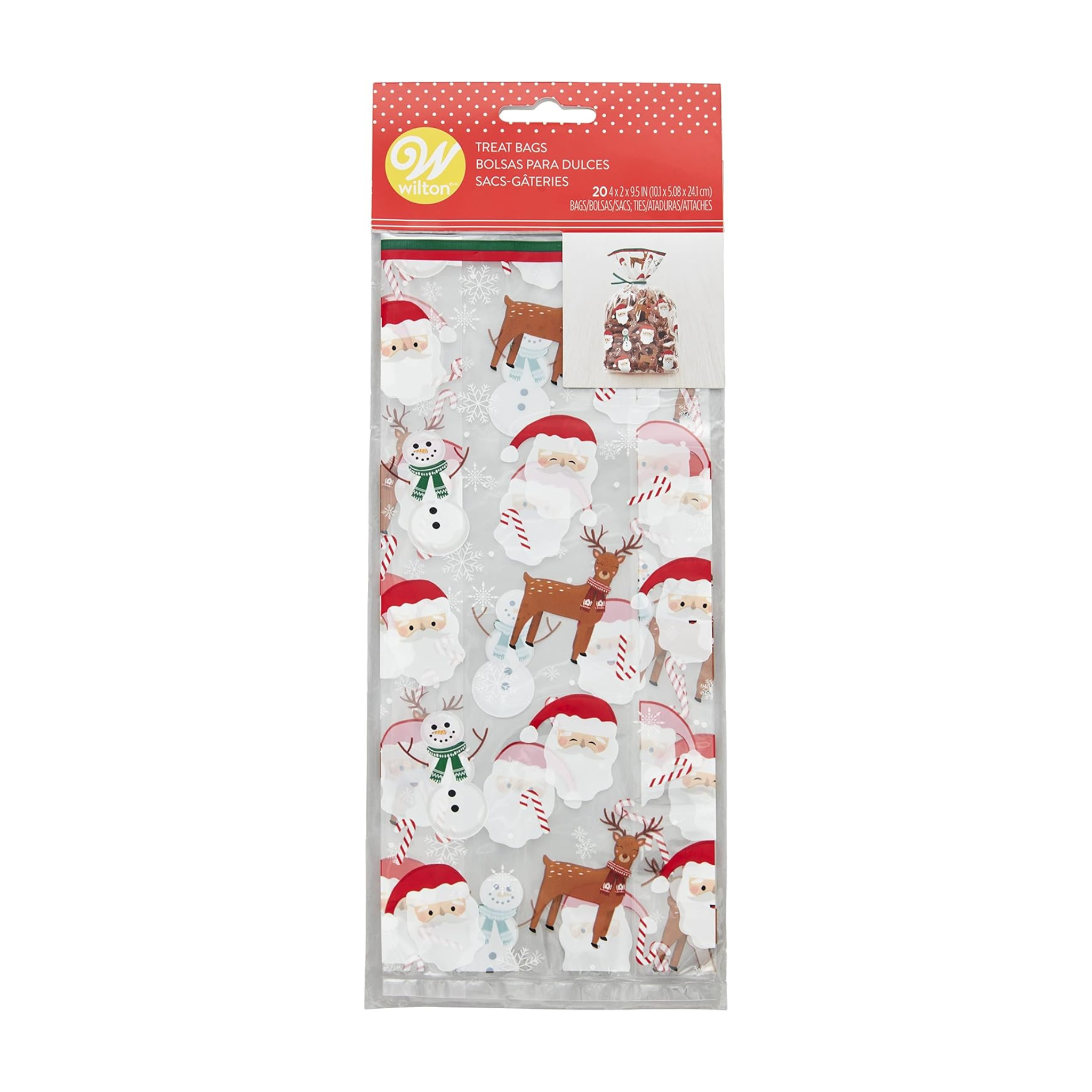 Ensemble de 20 sacs Père Noël - Wilton
