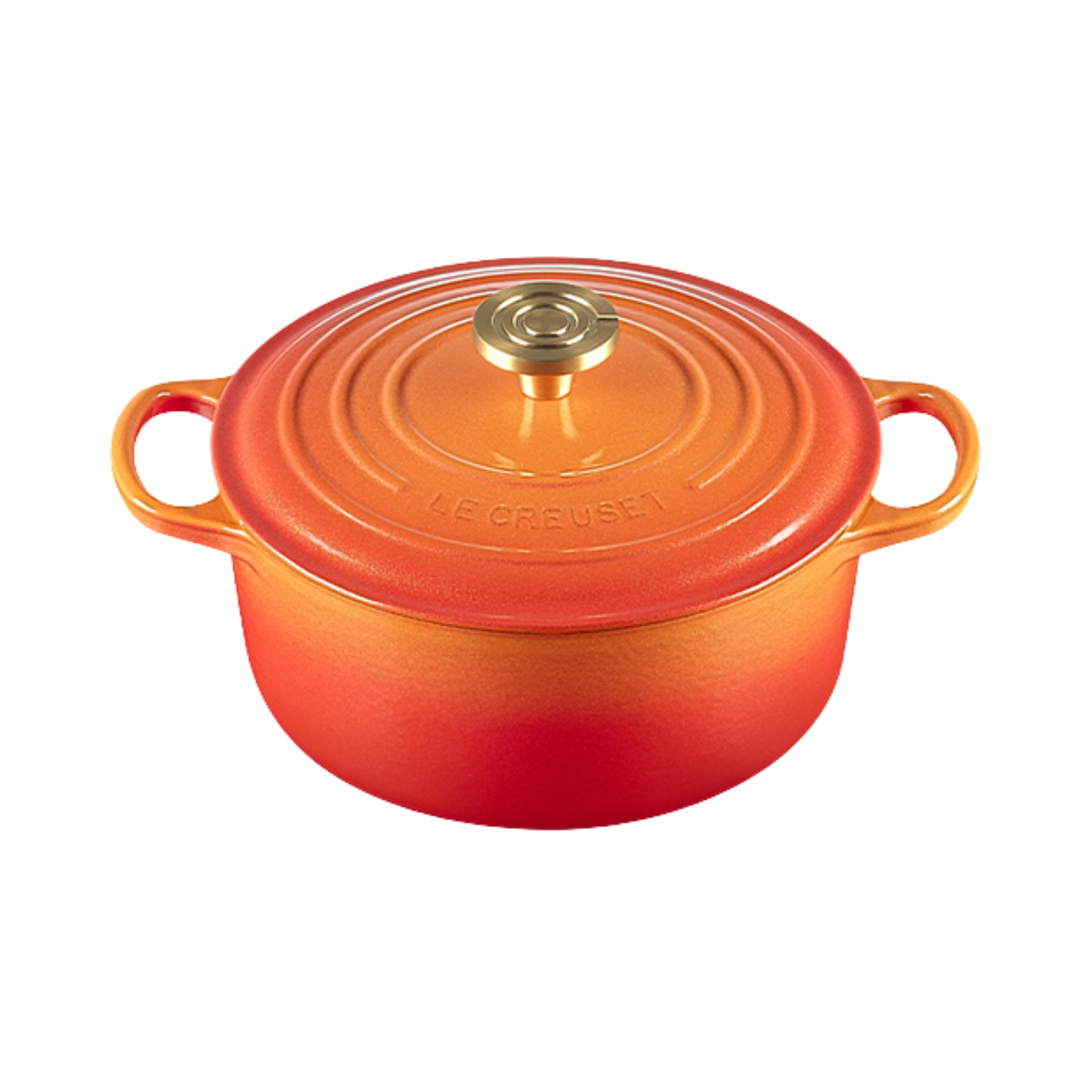 Le Creuset 4.2L Golden Flame Round Casserole