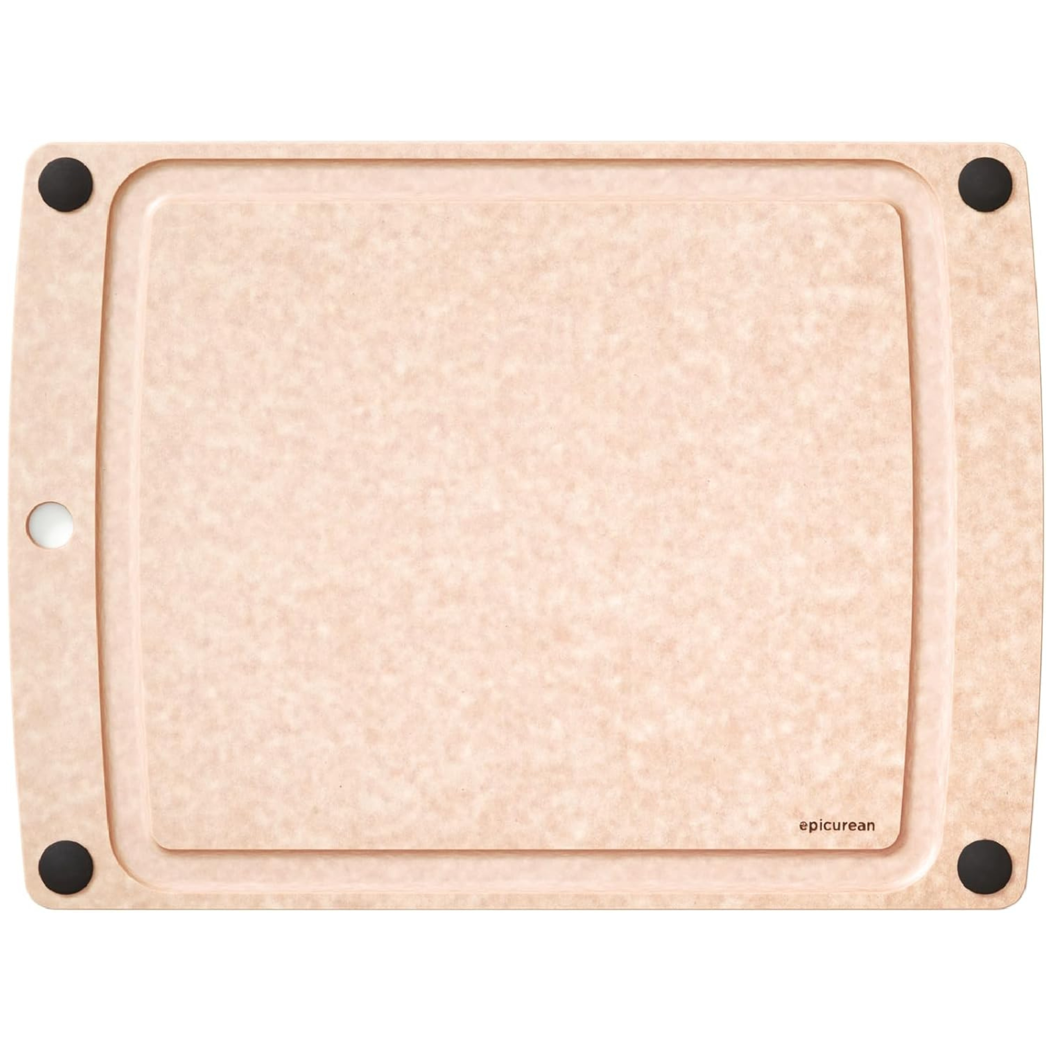 Planche à découper All-in-One naturel/noir 44,5 x 33 cm - Epicurean