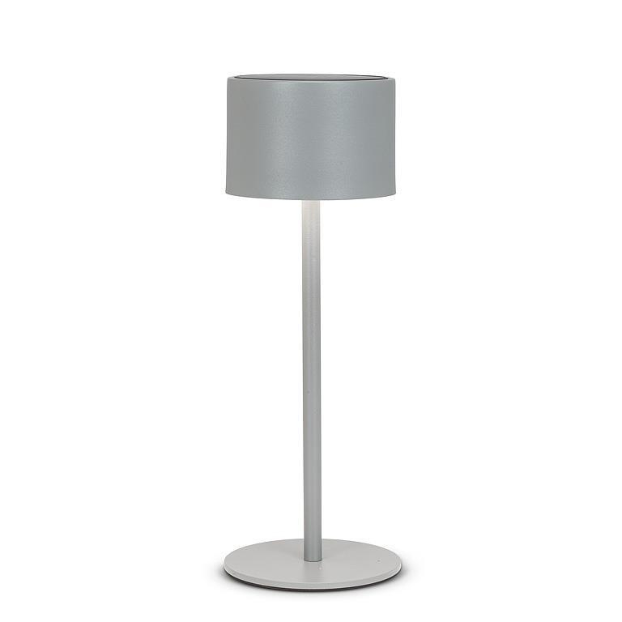 Lampe de table extérieure LED solaire classique Grise