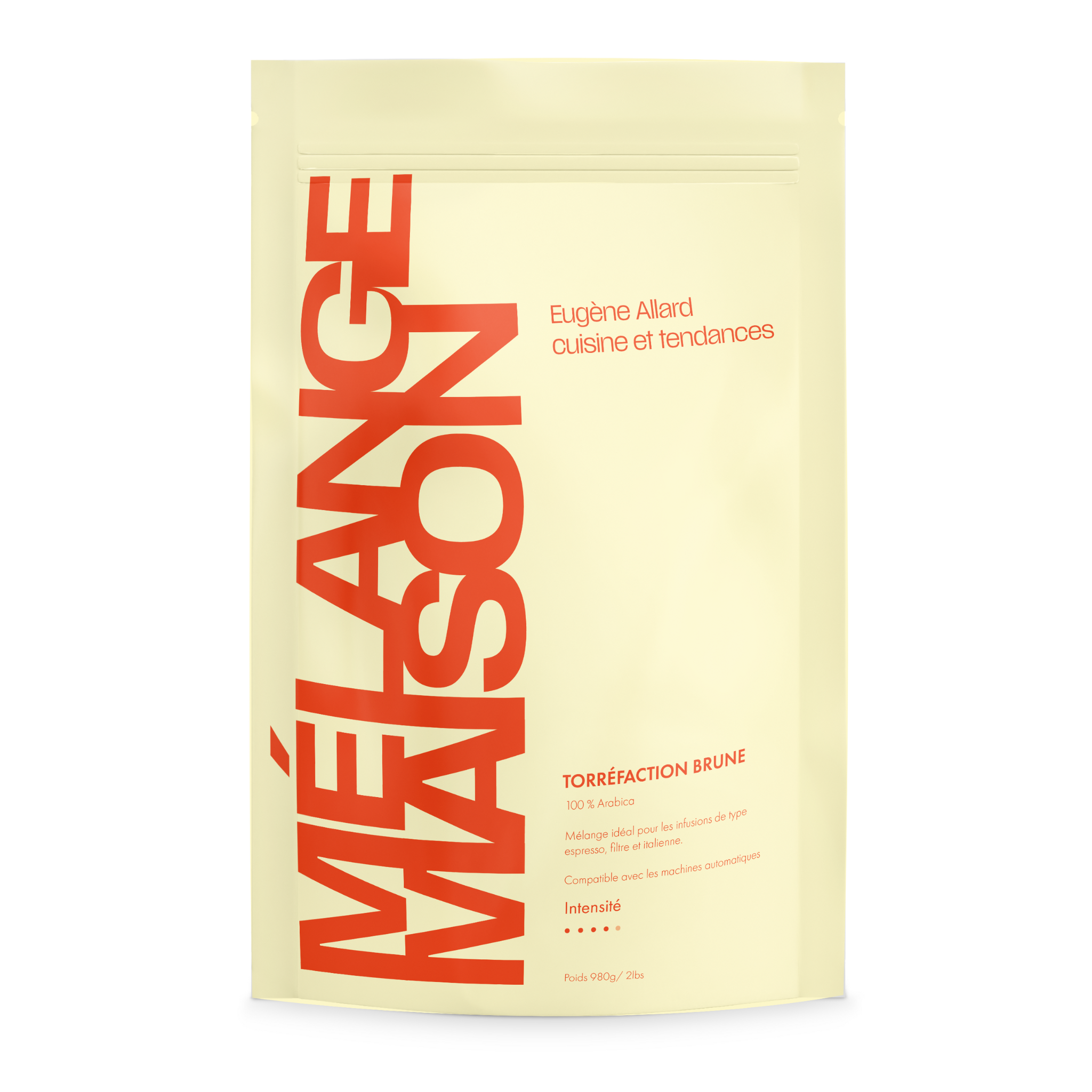 Café en grains mélange maison Eugène Allard 908 g - Manoir du Café x Eugène Allard