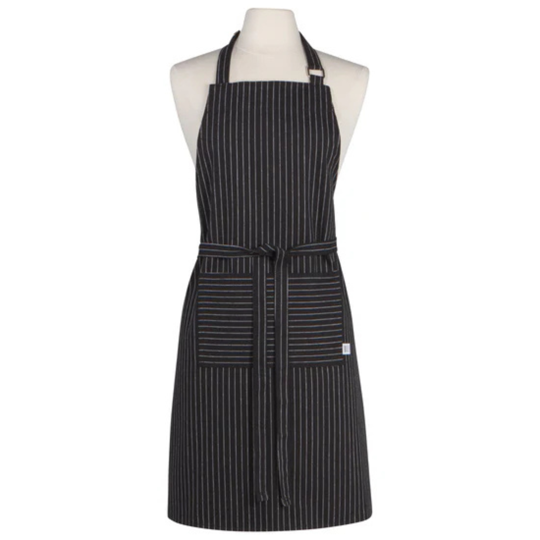 Black Striped Chef Apron - Now Designs