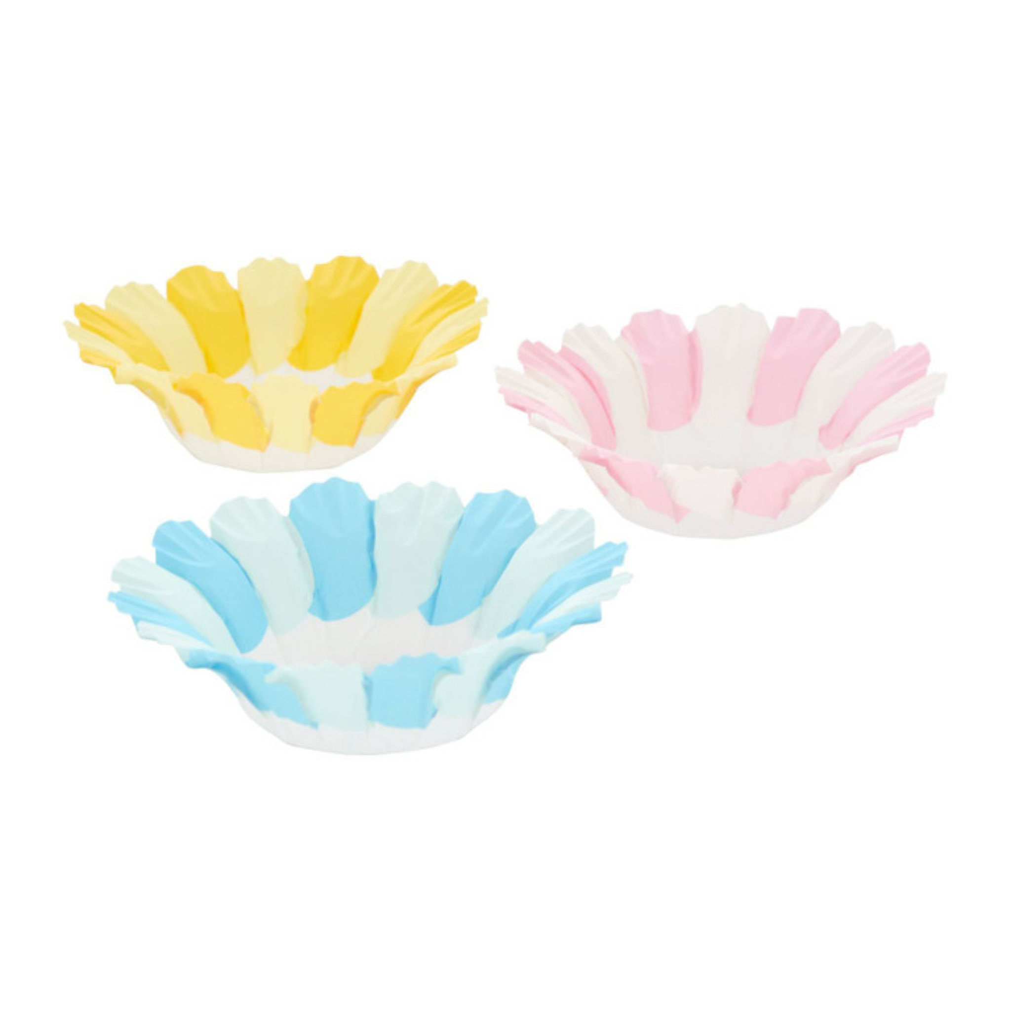 Ensemble de 12 caissettes à cupcakes fleurs - Wilton