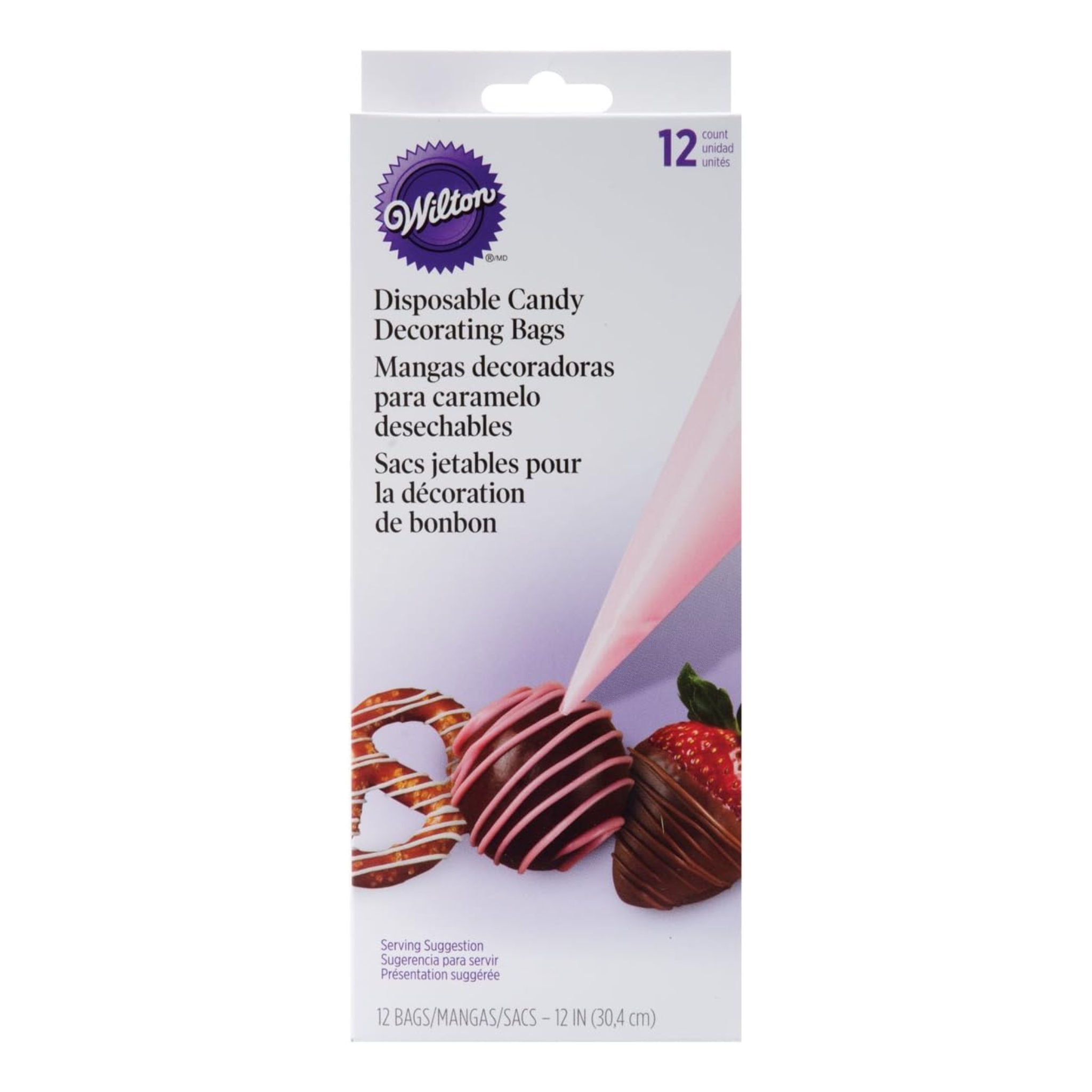 Ensemble de 12 sac jetables pour la décoration de bonbons - Wilton