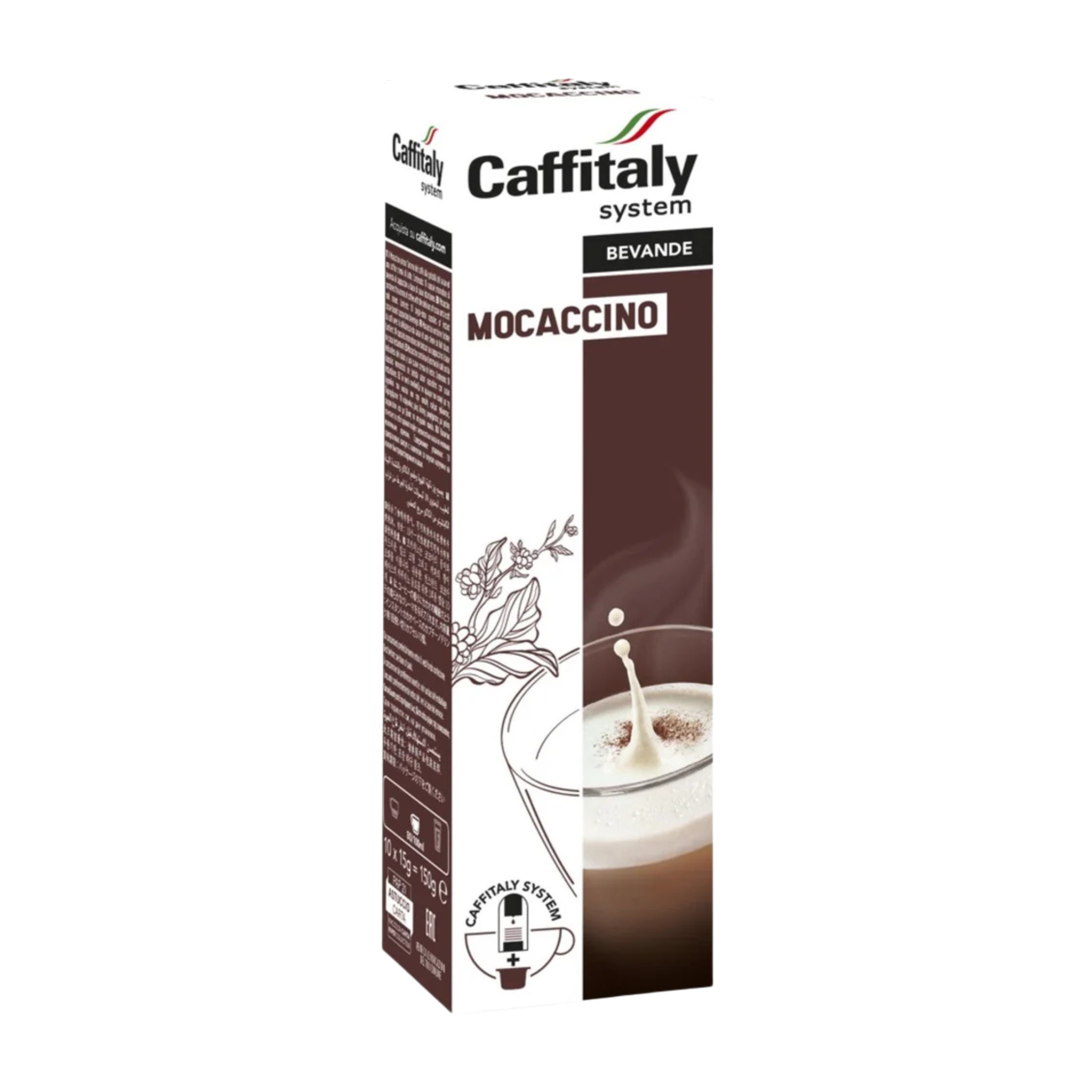 Boîte de 10 capsules de café Mocaccino - Caffitaly