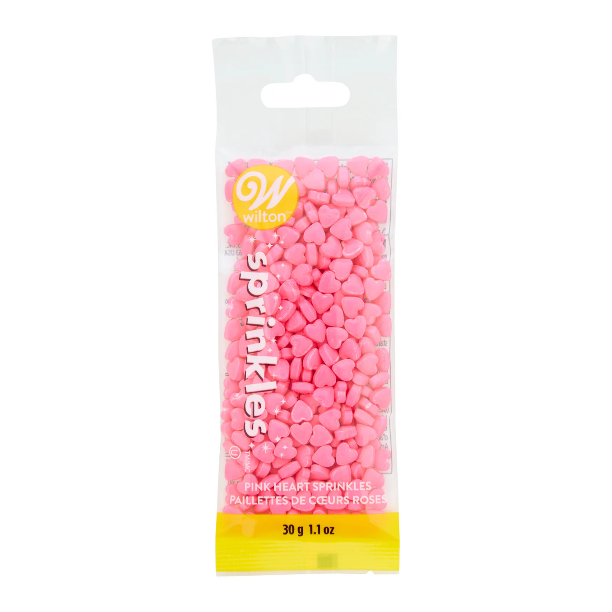 Bonbons en forme de cœurs roses 30g - Wilton