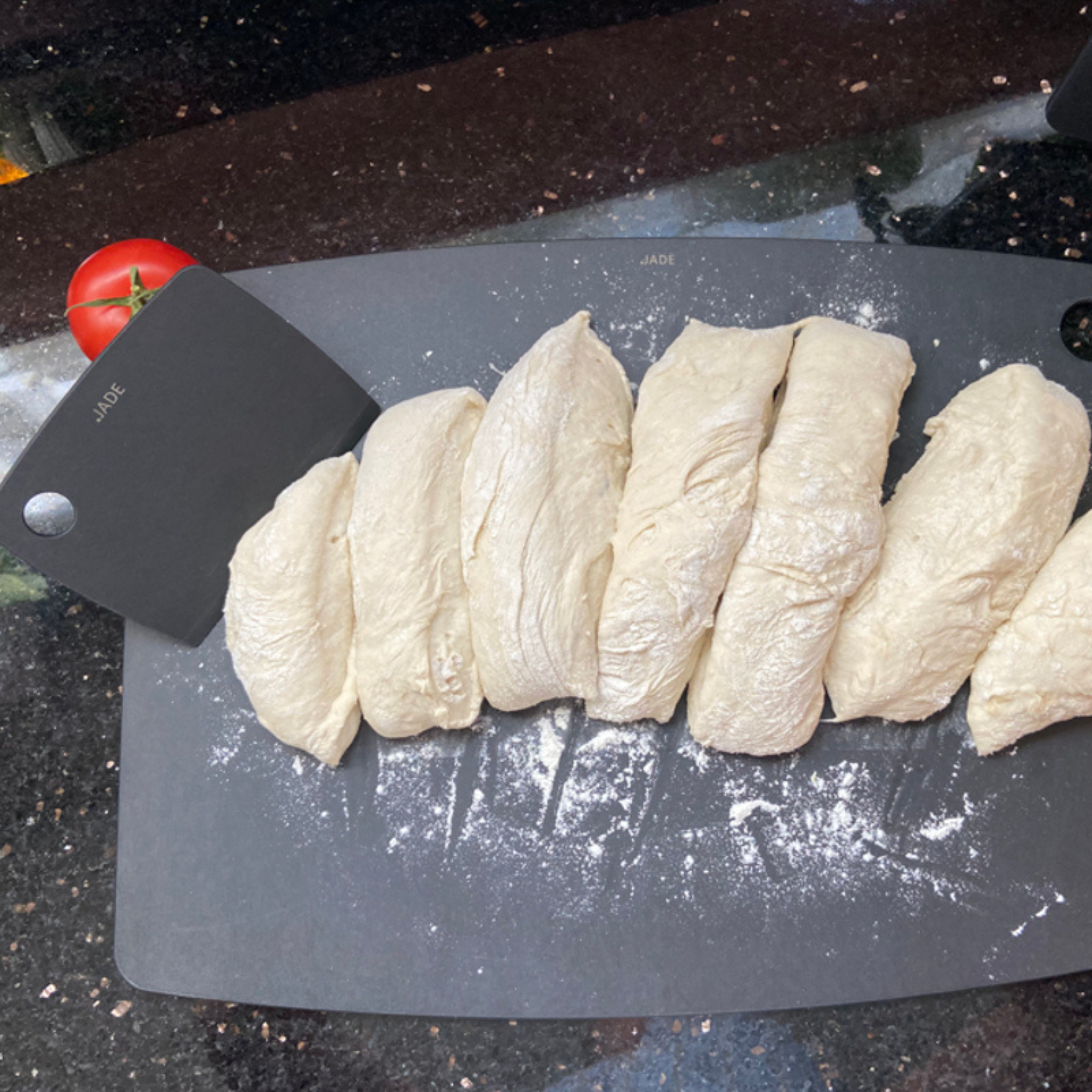 Coupe-pâte/racloir noir - Natural Living