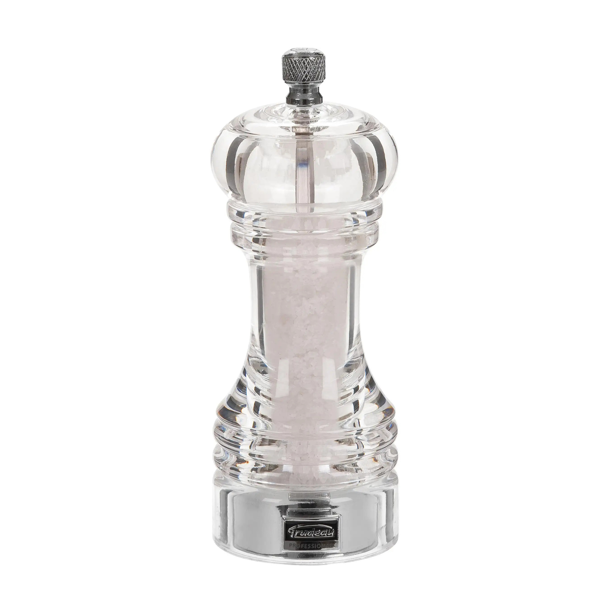 Professional clear acrylic salt mill 15.2 cm – Trudeau