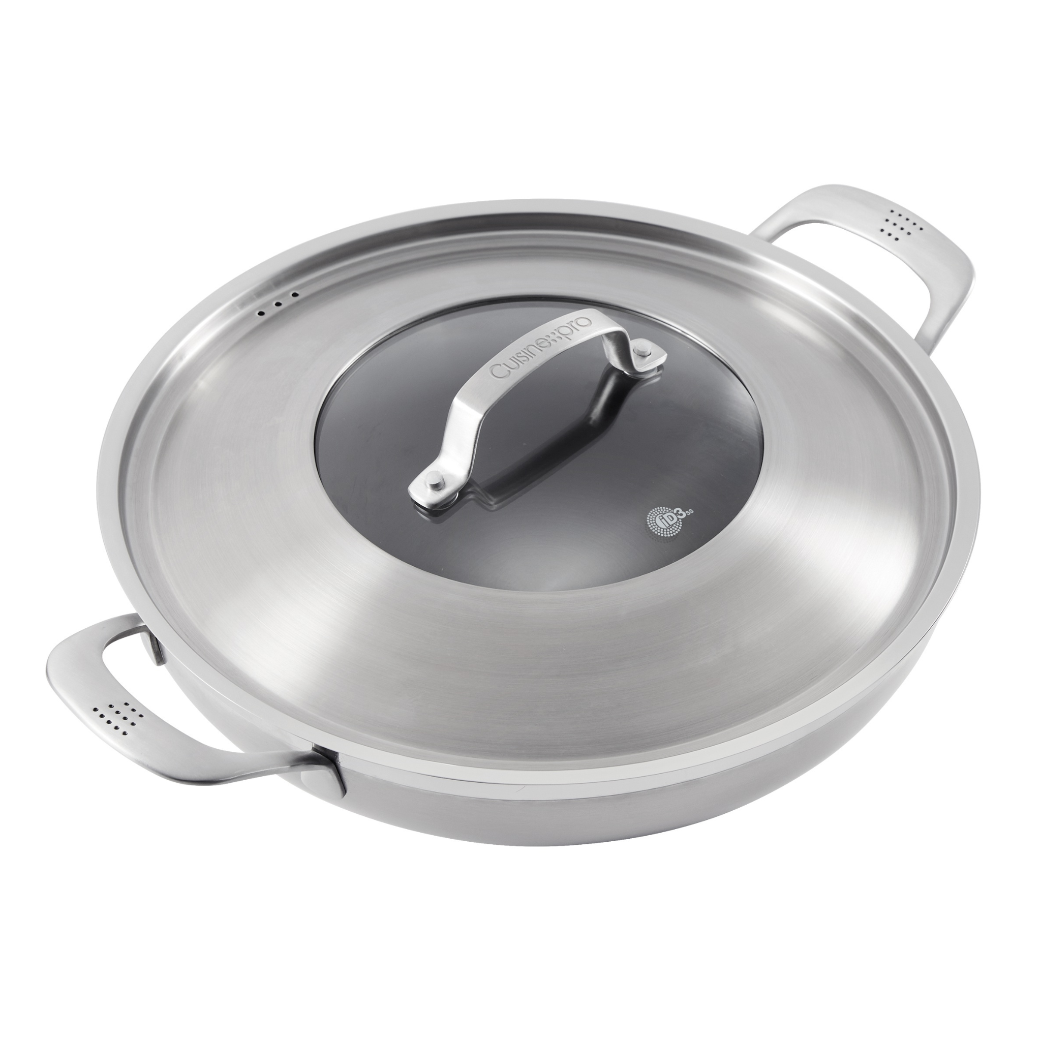 Poêle de chef avec couvercle iD3® SS 3,8 L – Cuisine::pro®