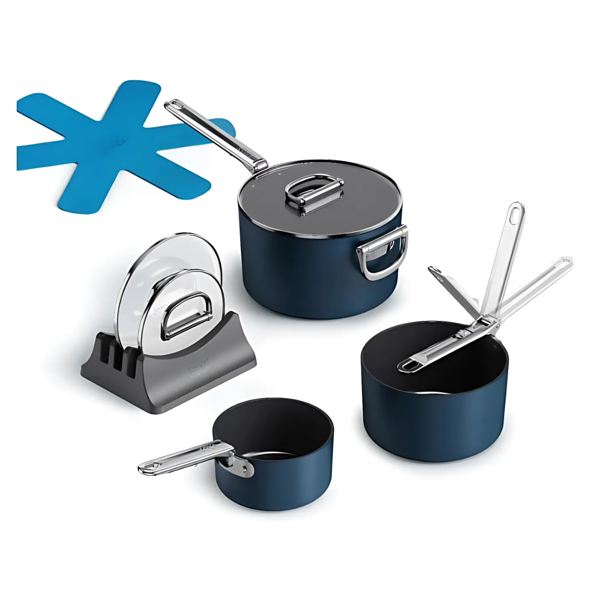 Ensemble de 3 casseroles avec poignées pliables – Joseph Joseph