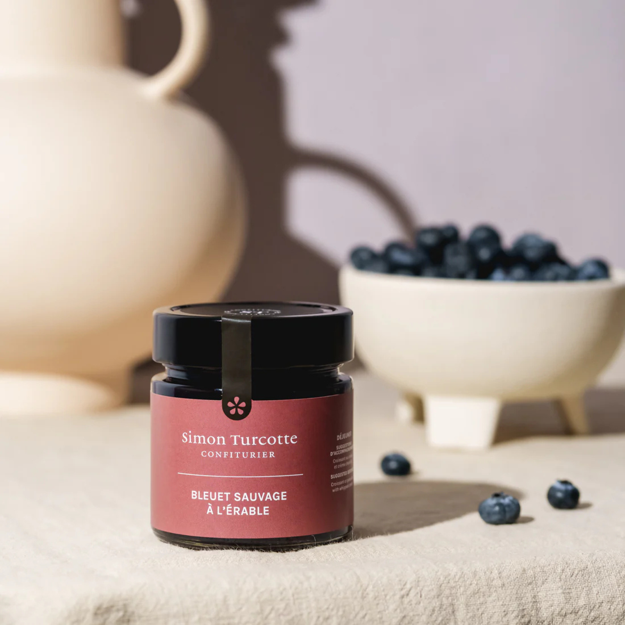 Confiture bleuet sauvage à l’érable 212 ml - Simon Turcotte Confiturier