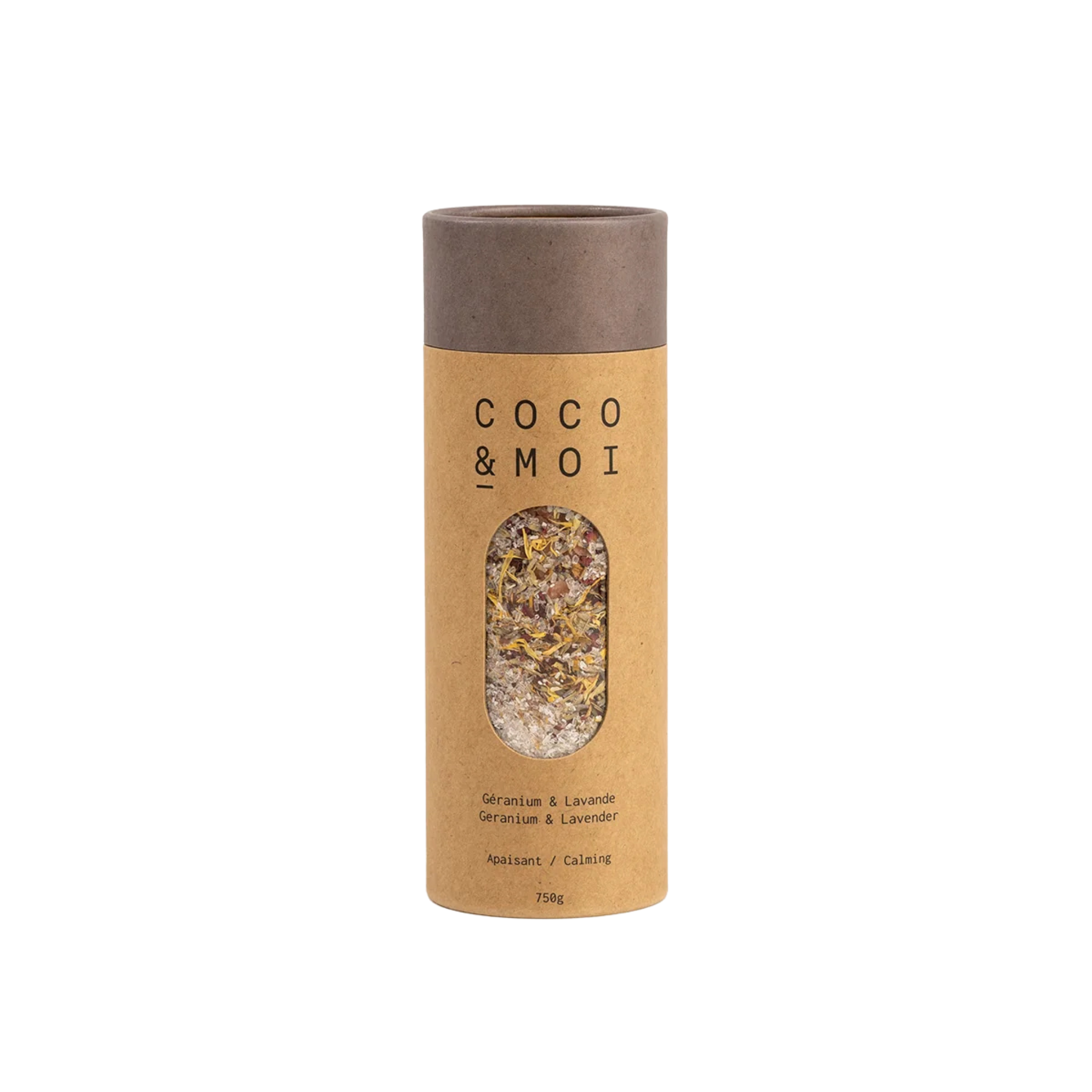 Geranium &amp; Lavender Bath Salts 750g - Coco et Moi