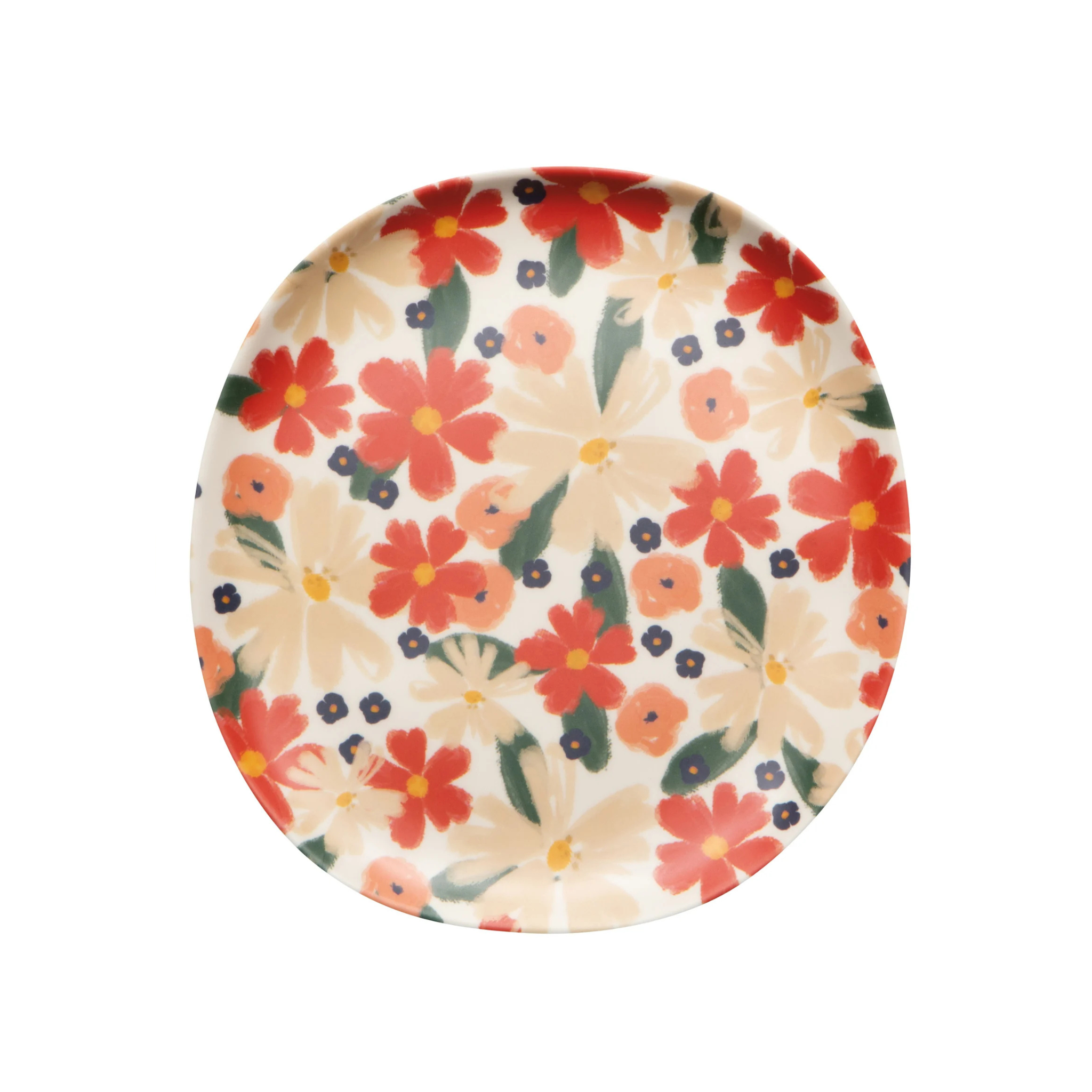 Assiette à dessert en mélamine motif floral Full Bloom 20,3 cm - Danica