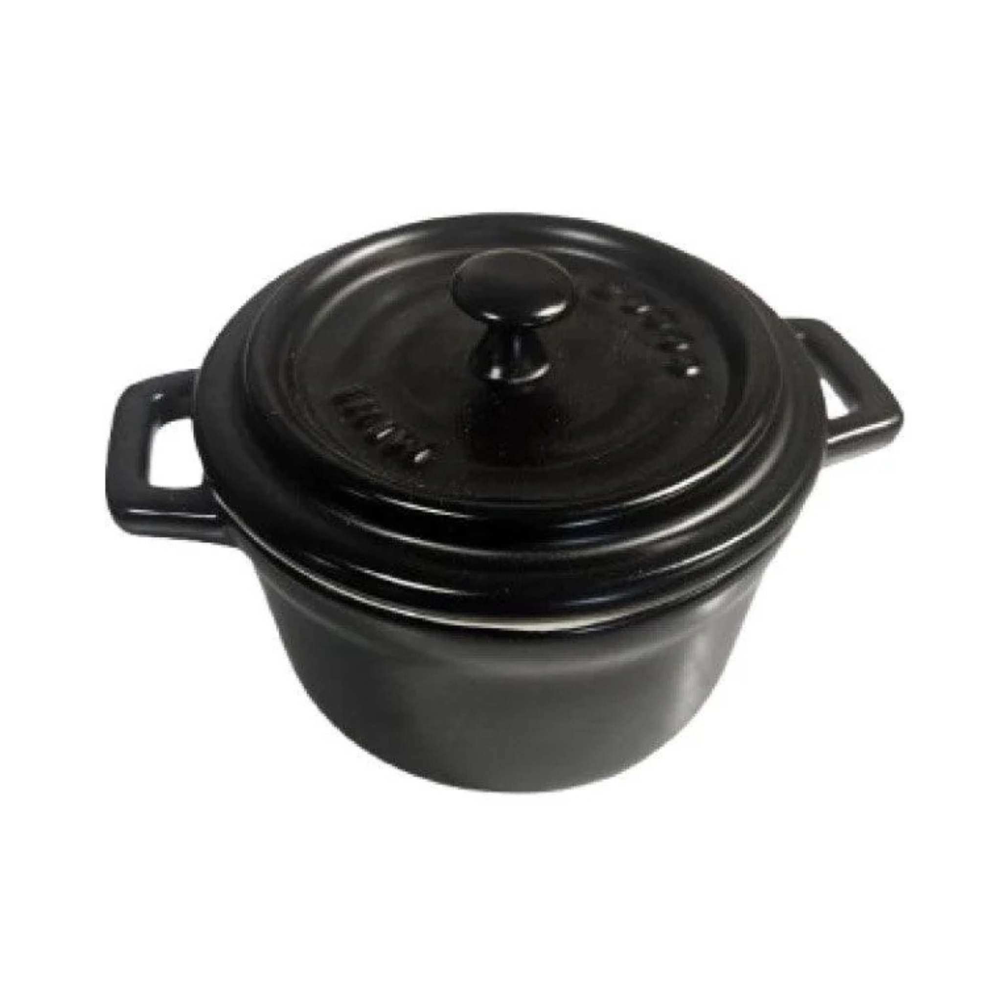 Cocotte vintage noire mate 320 ml