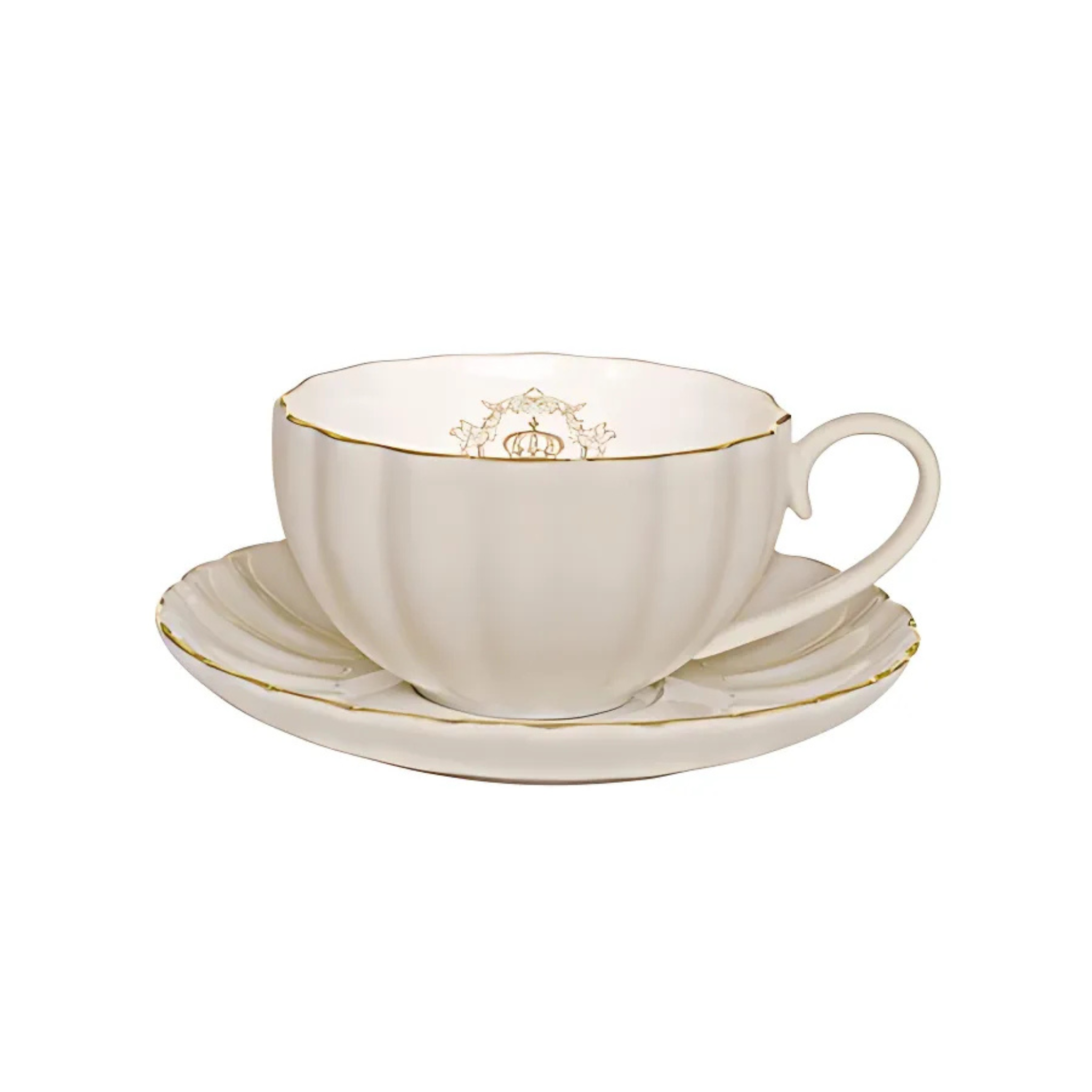 Tasse avec soucoupe Royale Grise 200ml