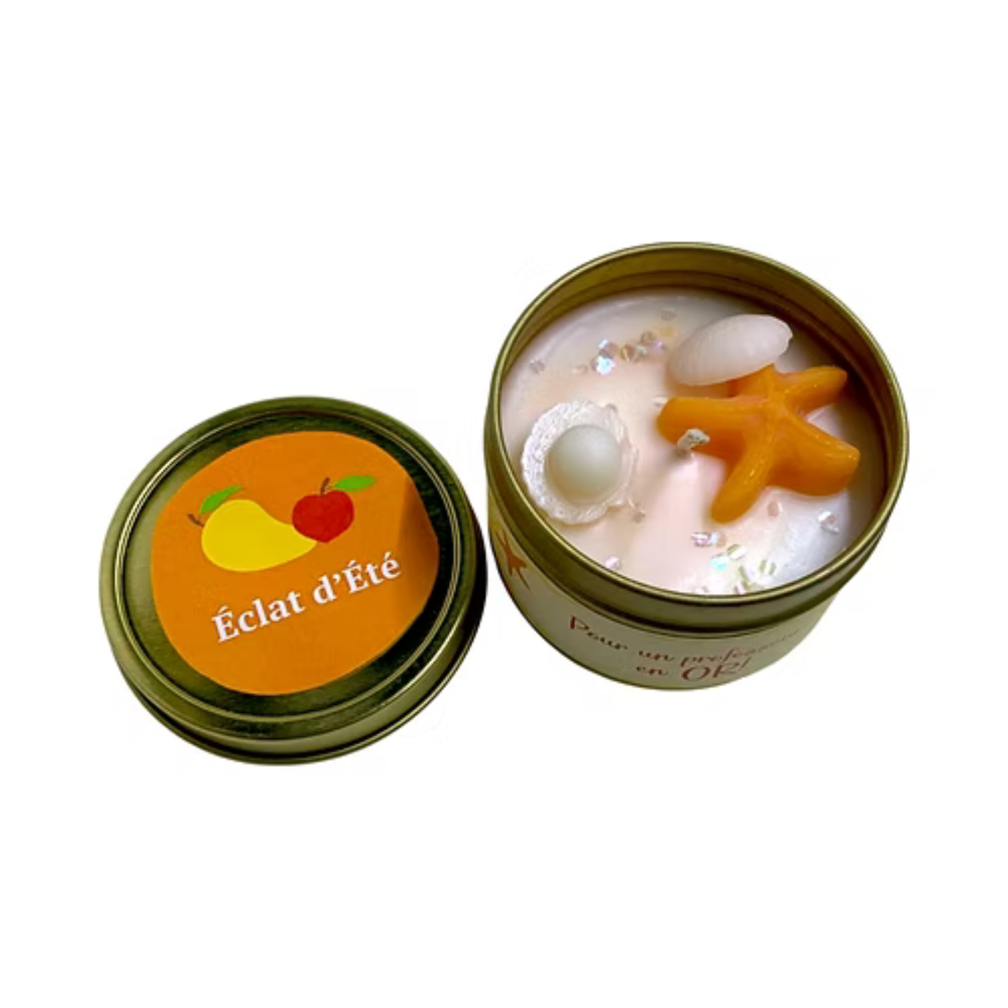 Chandelle Éclat d'Été 4oz - Histoire de bulles