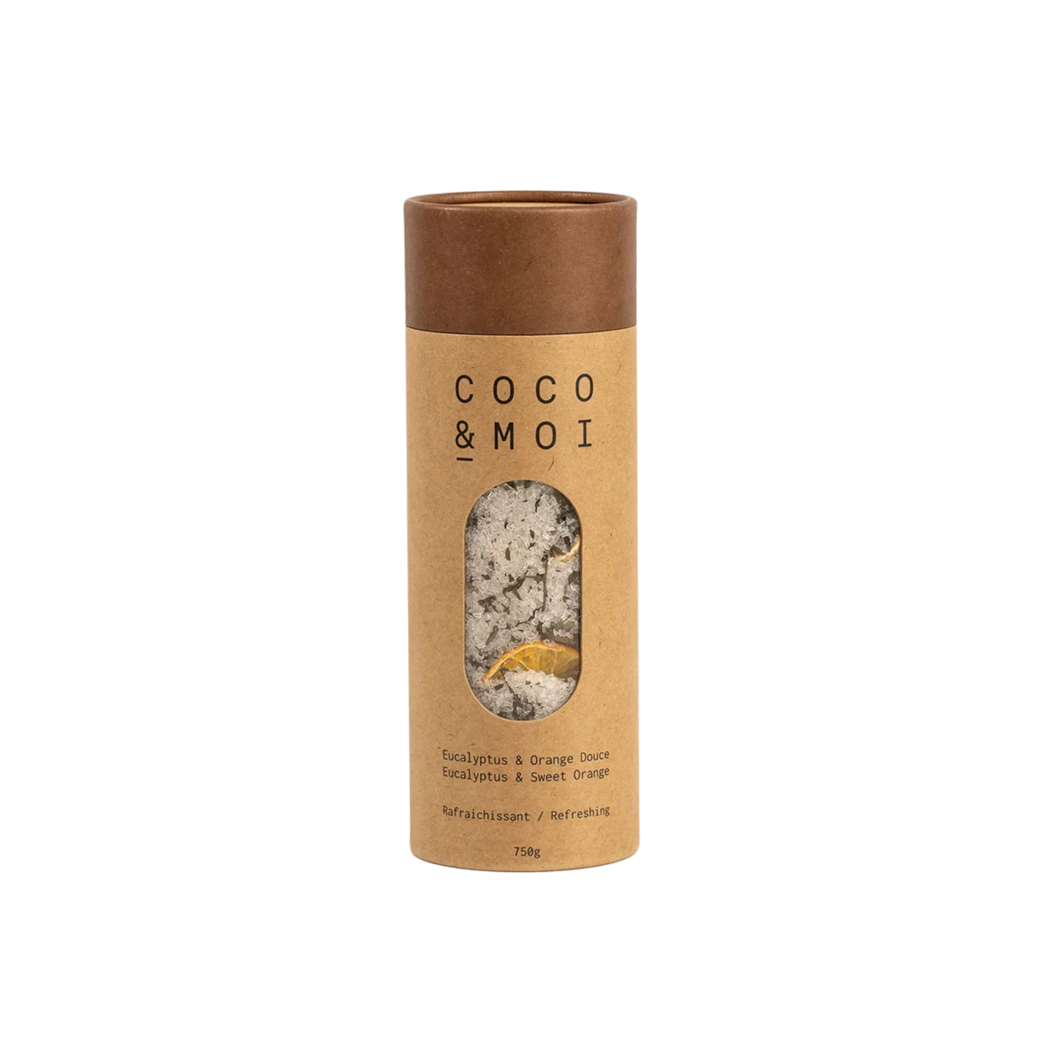 Eucalyptus &amp; Sweet Orange Bath Salts 750g - Coco et Moi