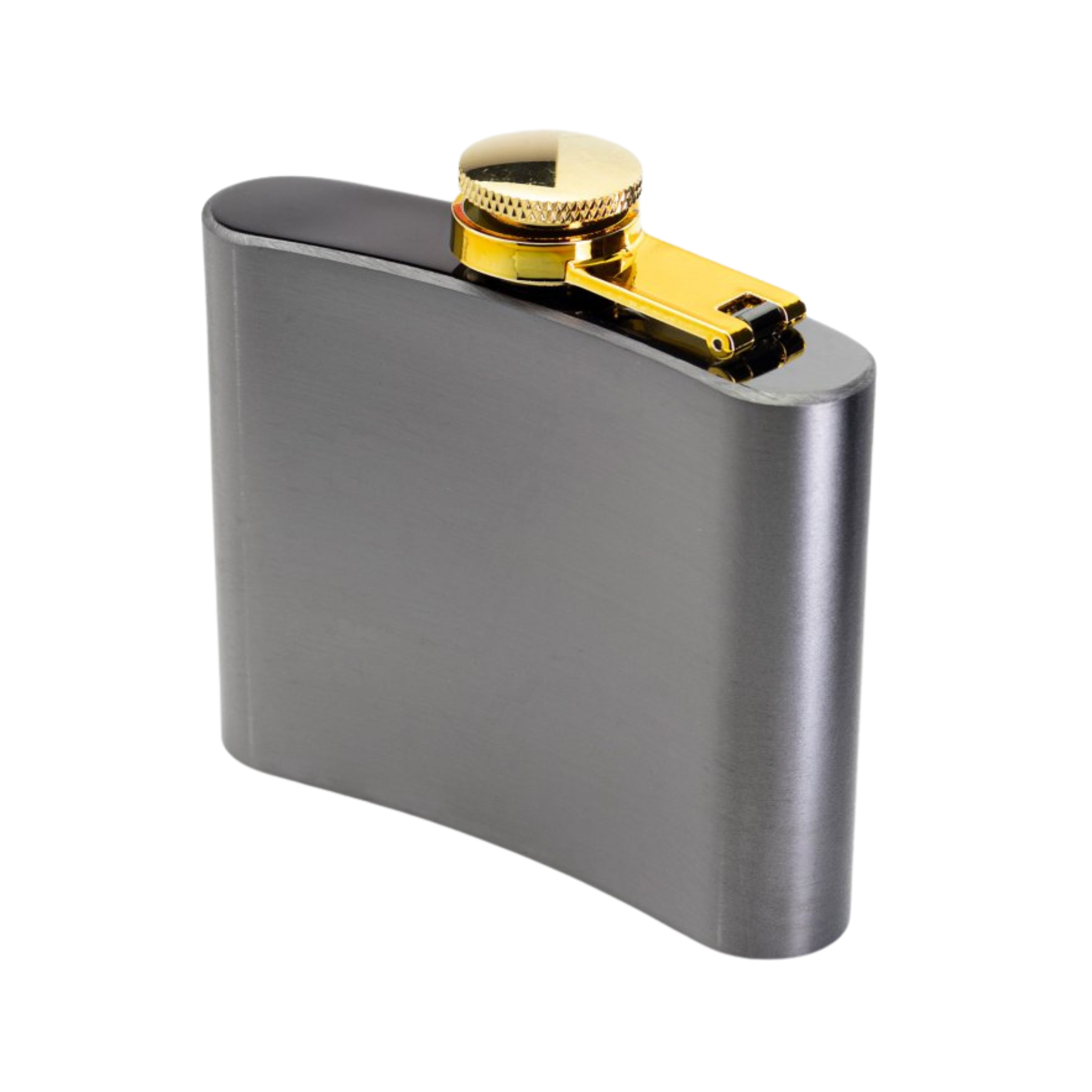 Flasque noire avec détails dorés 140 ml