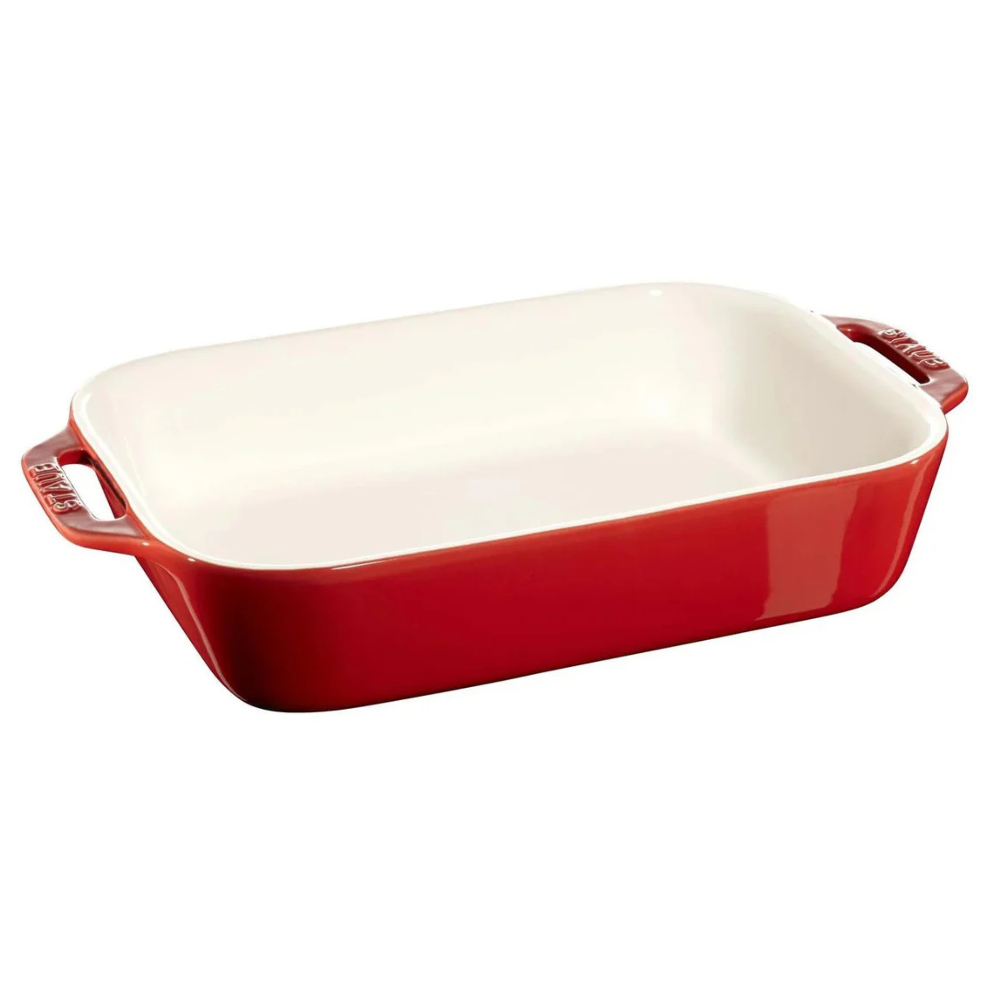 plat à gratin Staub cerise 2.4 L vue complète
