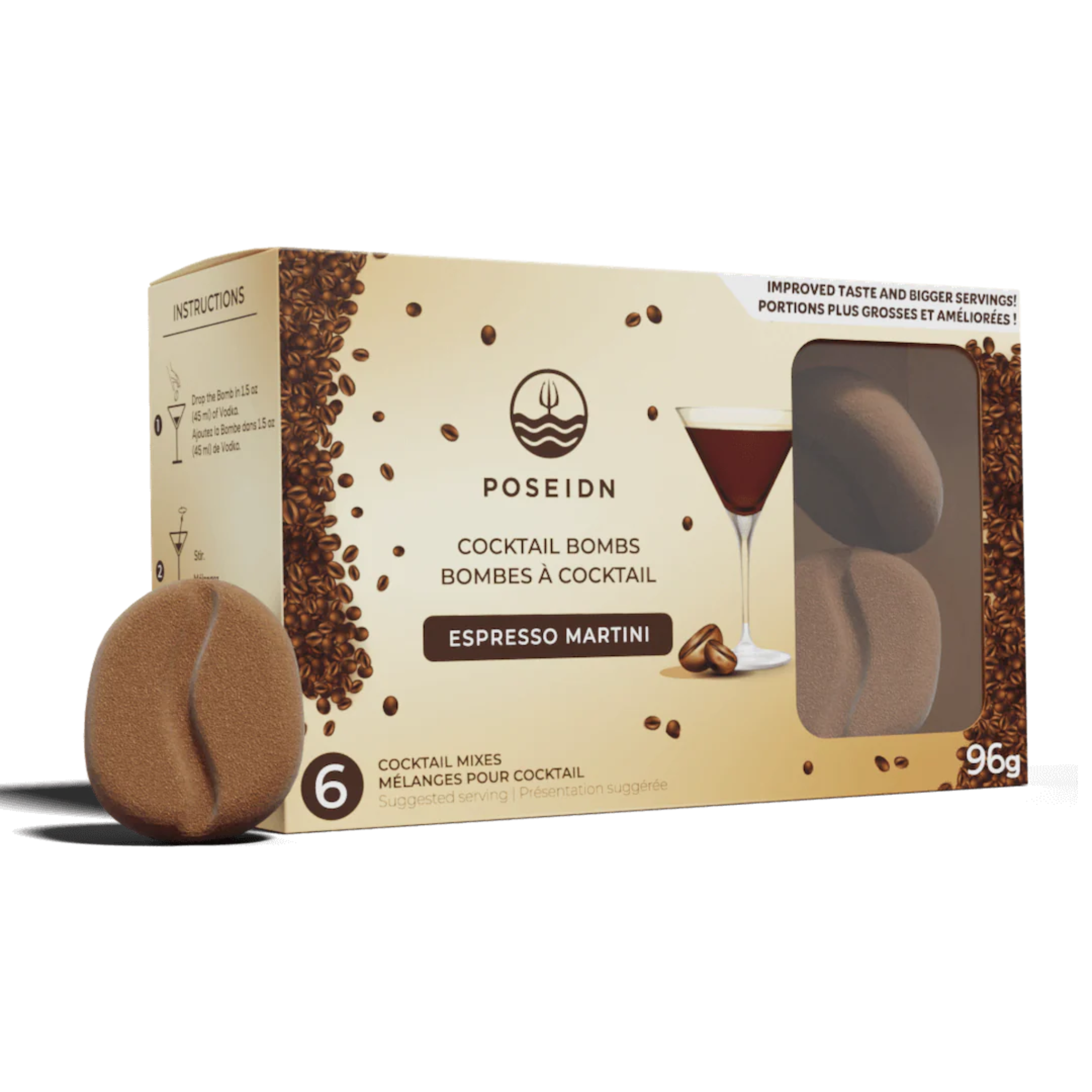 Set of 6 Espresso Martini Cocktail Bombs – Poseidn